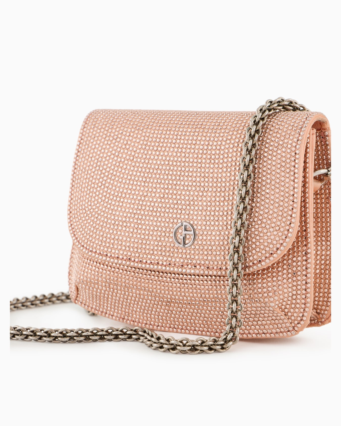 La Prima satin and micro studs mini bag Slide 3