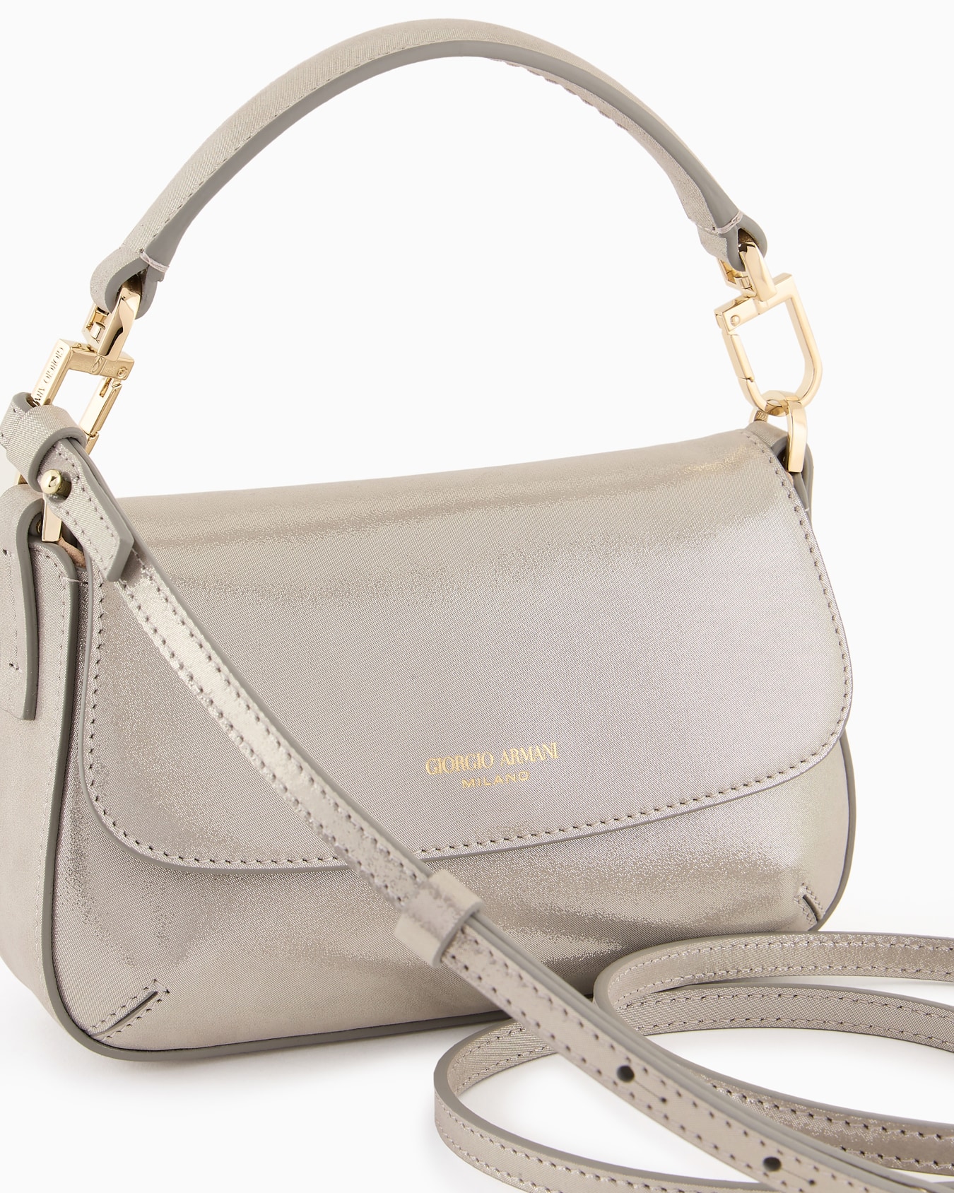 La Prima Soft mini bag in shiny nubuck Slide 4