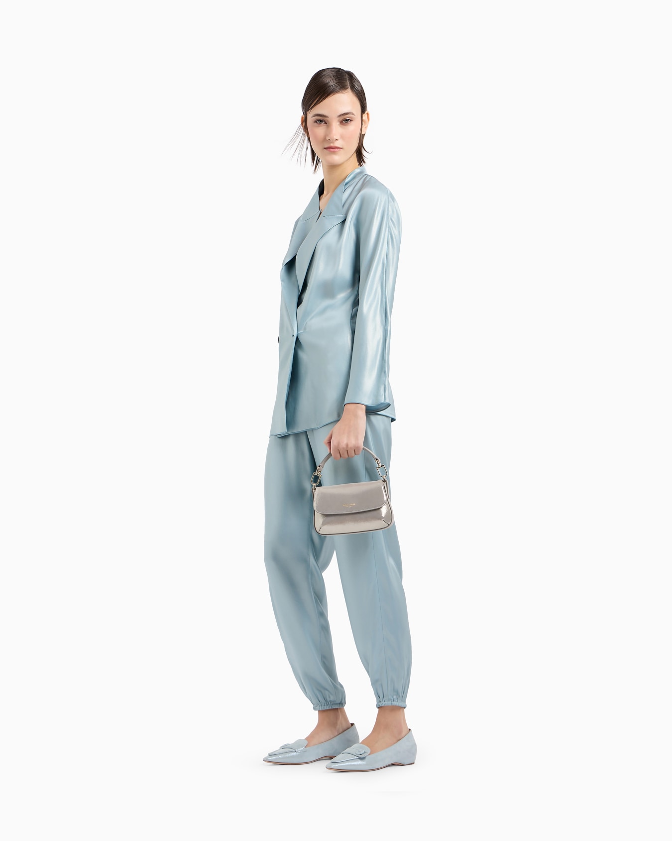 La Prima Soft mini bag in shiny nubuck Slide 5