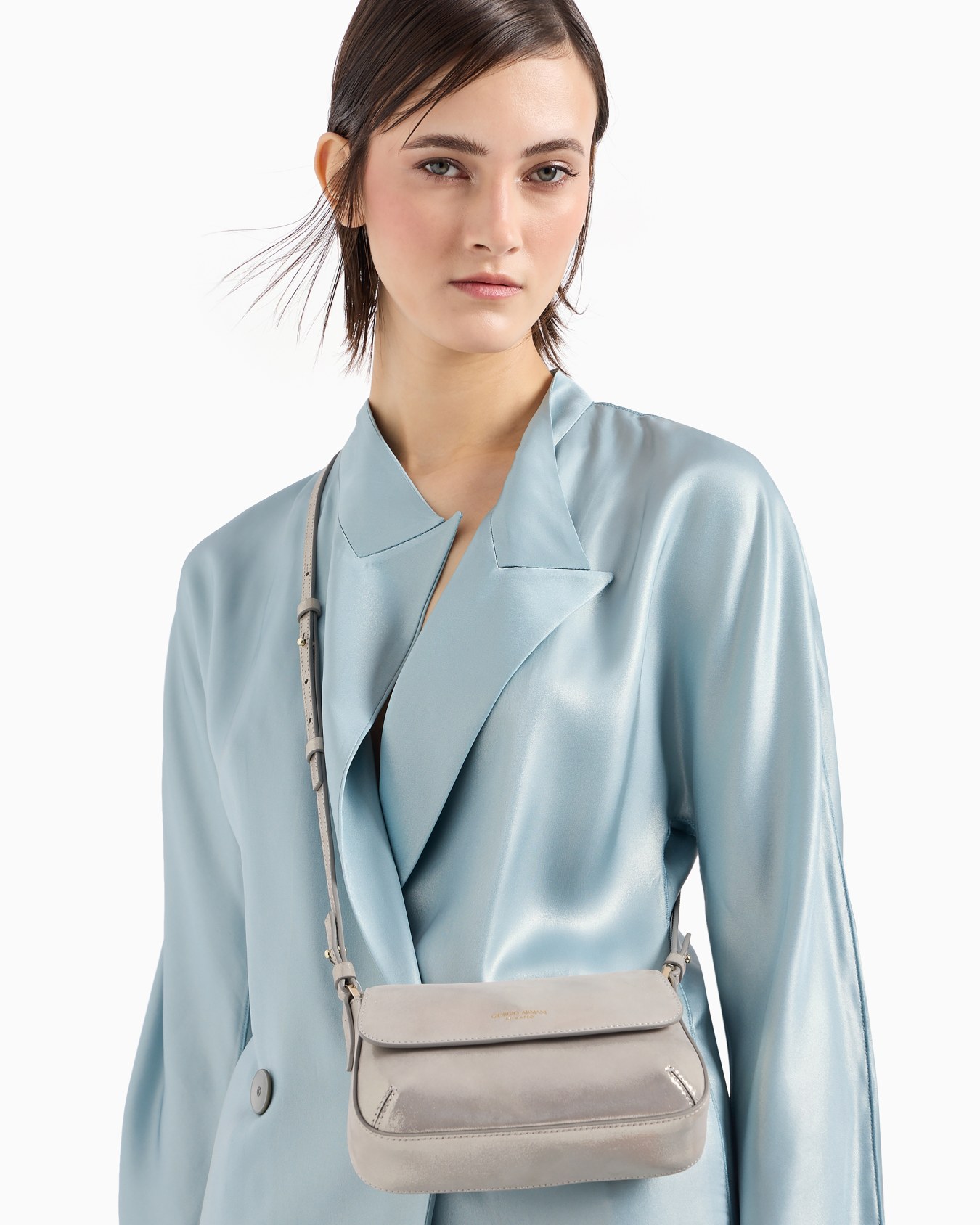 La Prima Soft mini bag in shiny nubuck Slide 6