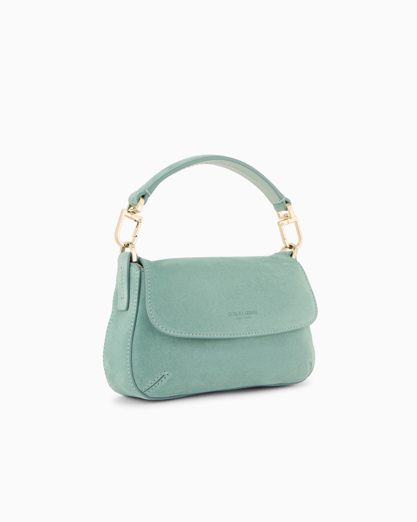 Mini Borsa a mano la Prima in suede Slide 1