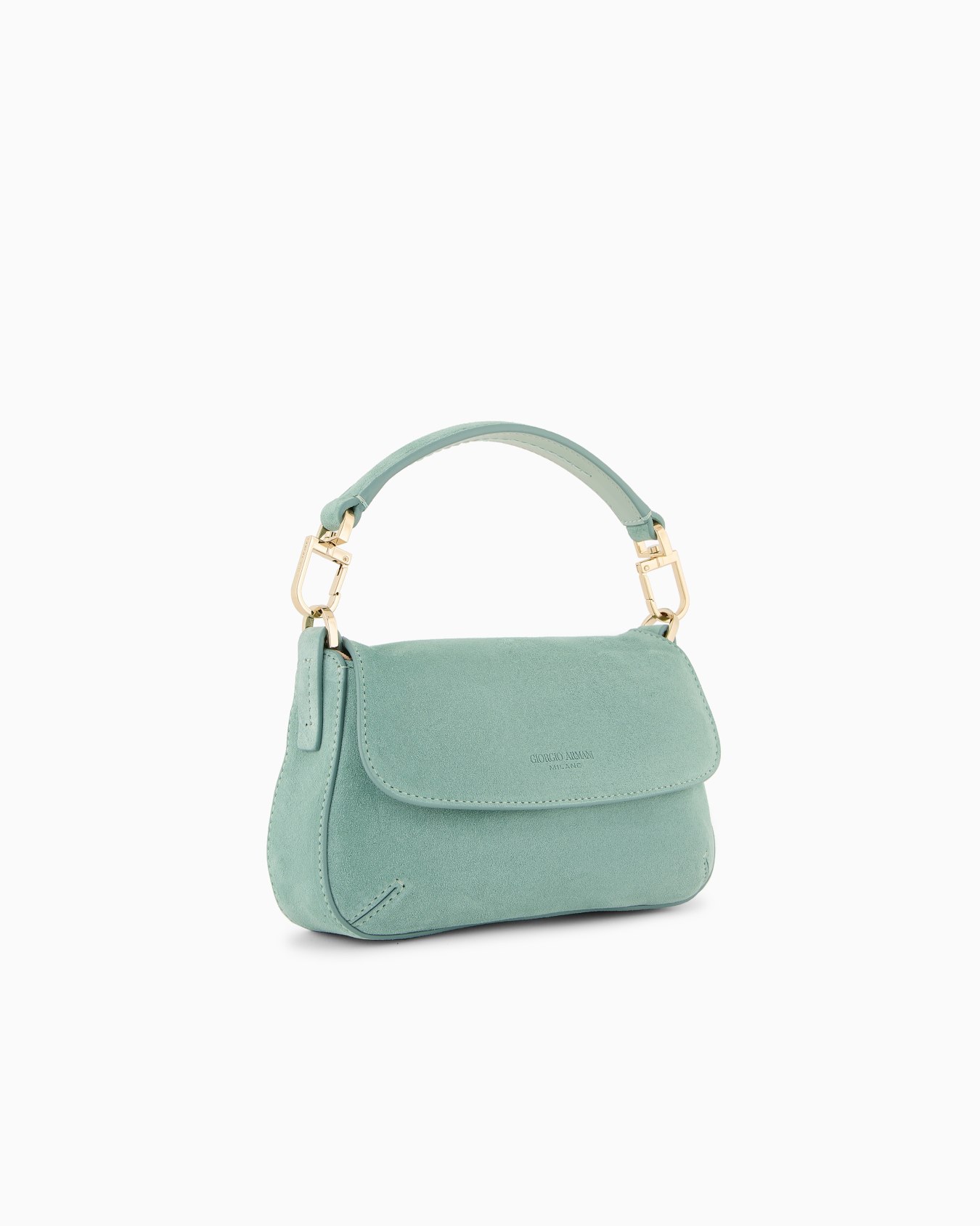 La Prima suede mini baguette bag Slide 1