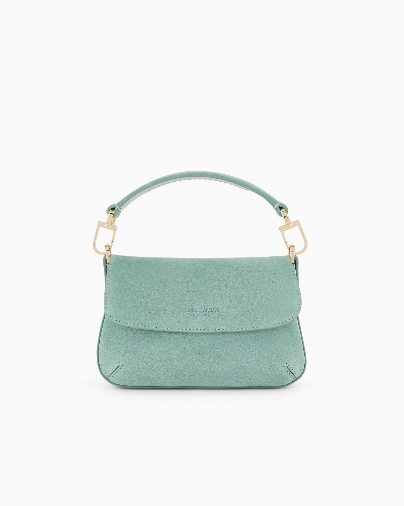 La Prima suede mini baguette bag Slide 0