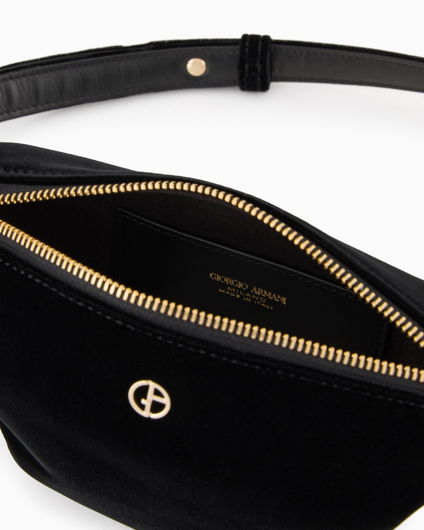 La Prima Soft velvet mini handbag Slide 3