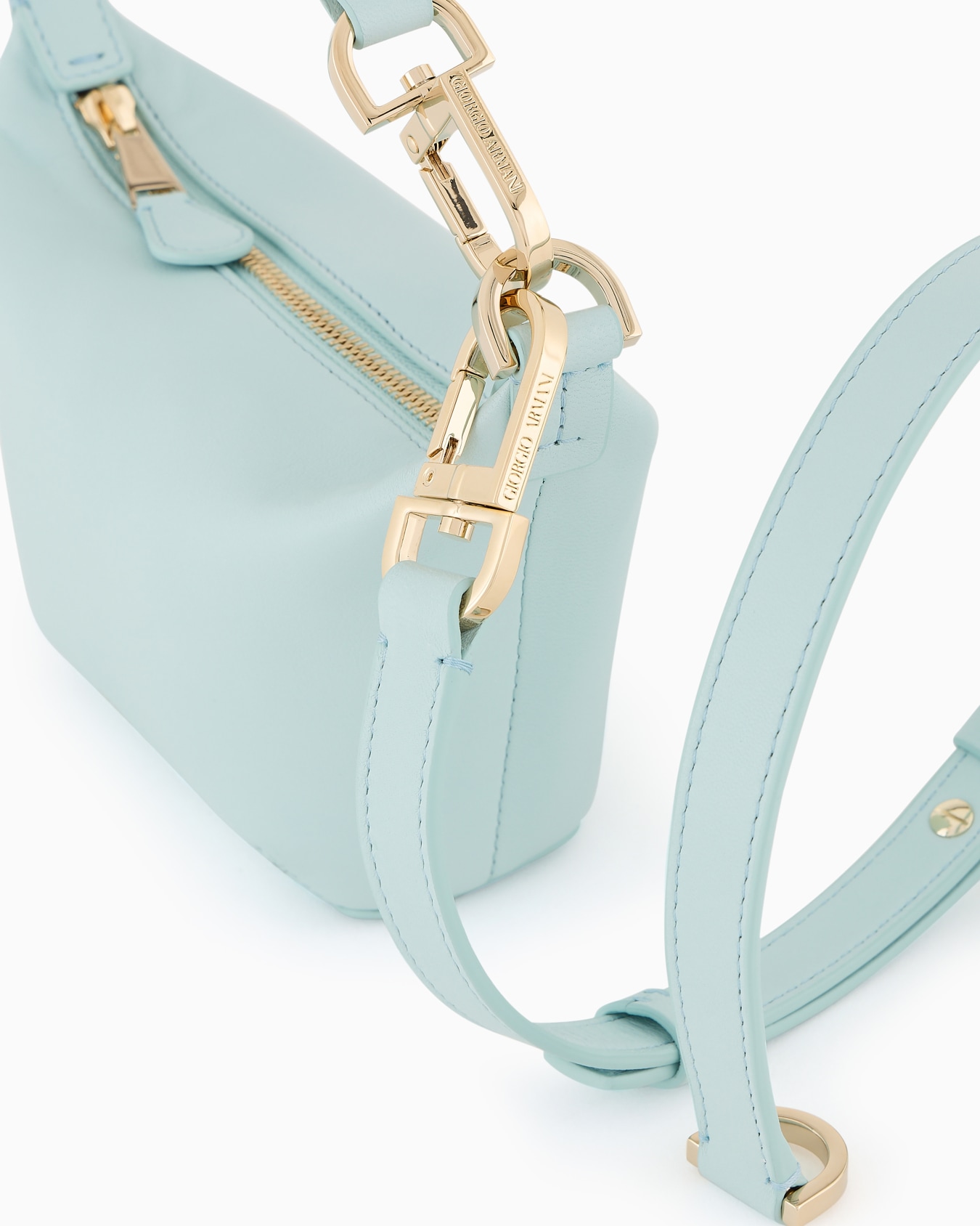 Mini la Prima Soft nappa-leather hobo bag Slide 4