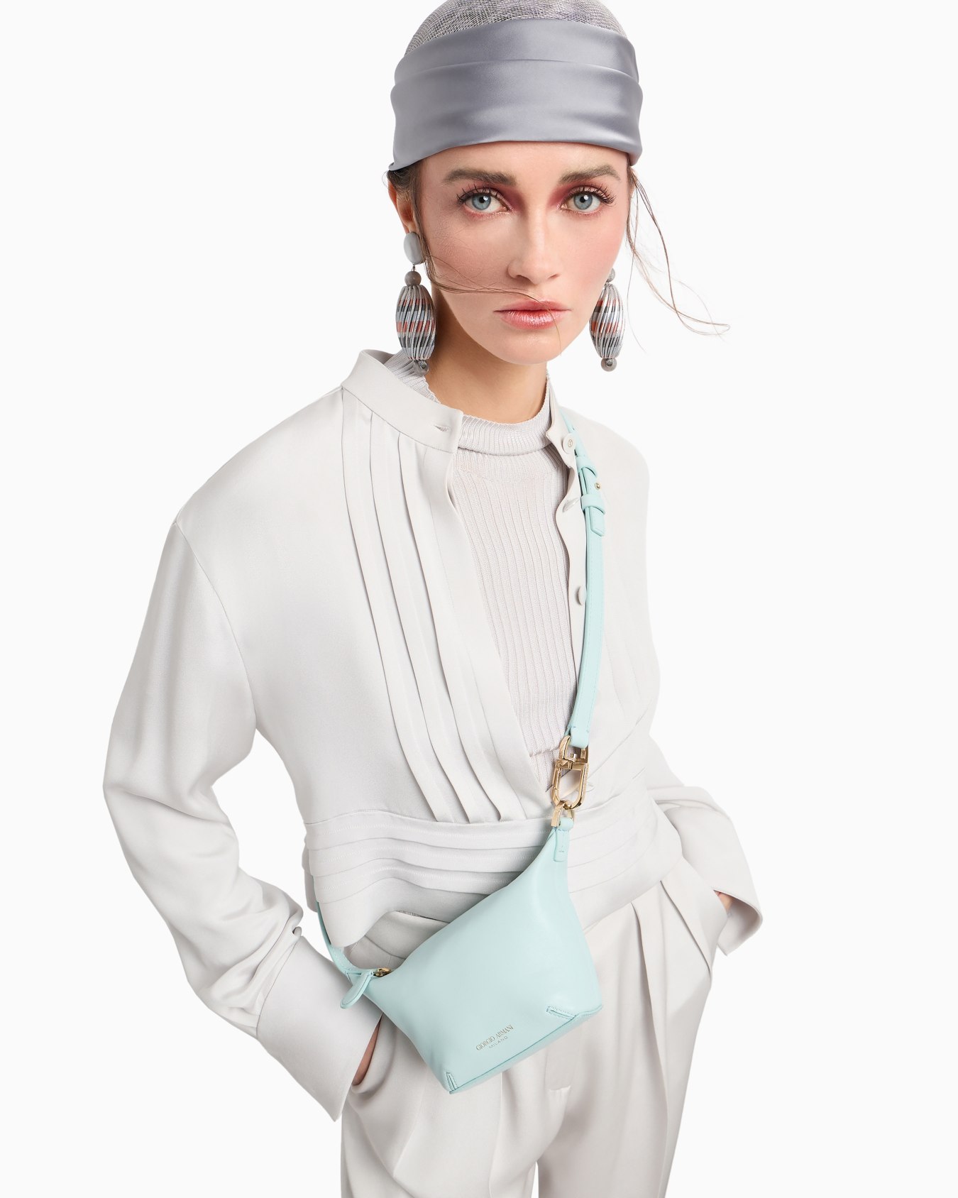 Mini la Prima Soft nappa-leather hobo bag Slide 6