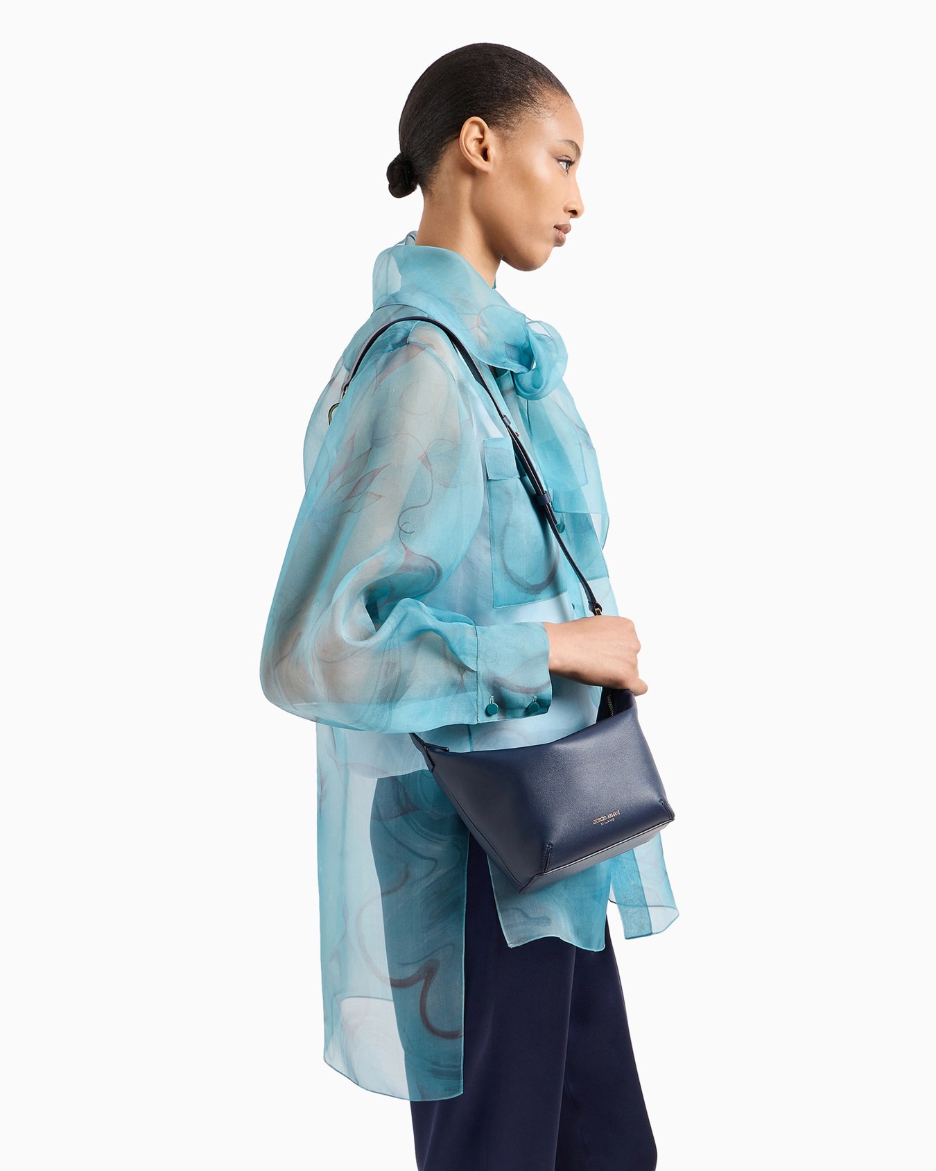 Petit sac hobo la Prima Soft en nappa Diapositive 6