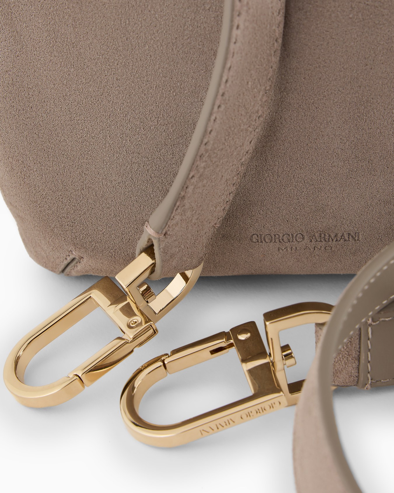 Small la Prima Soft hobo bag in suede Slide 4