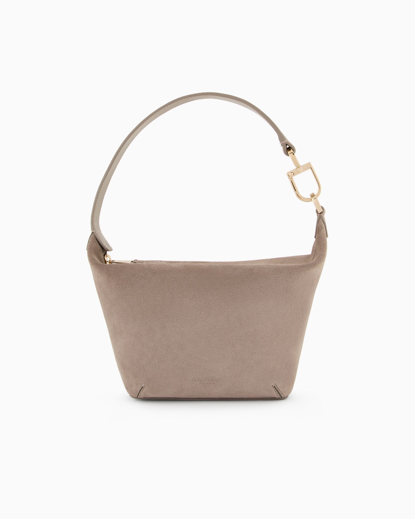 la Prima Soft hobo piccola in suede Slide 0