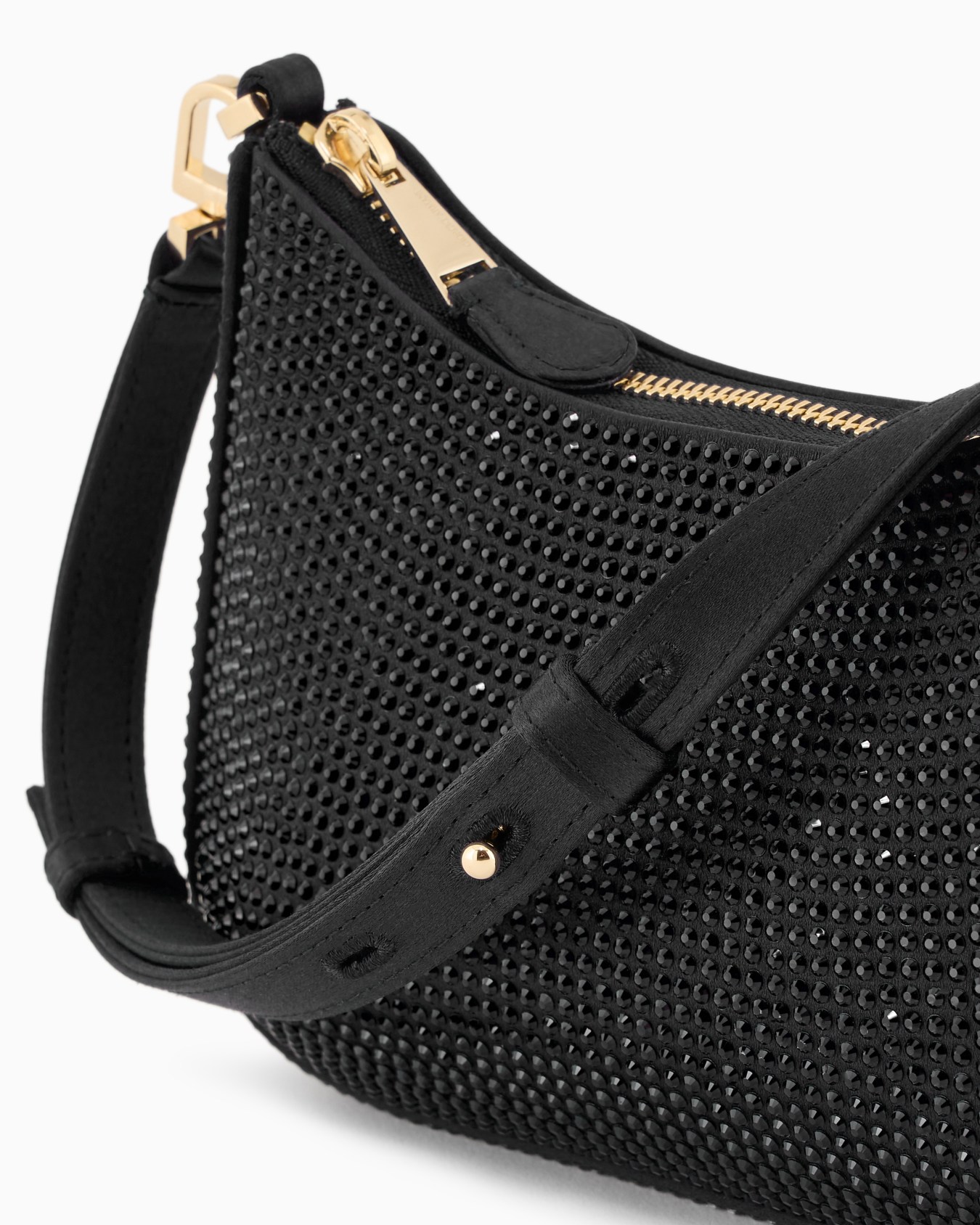 Satin and rhinestone la Prima mini handbag Slide 4