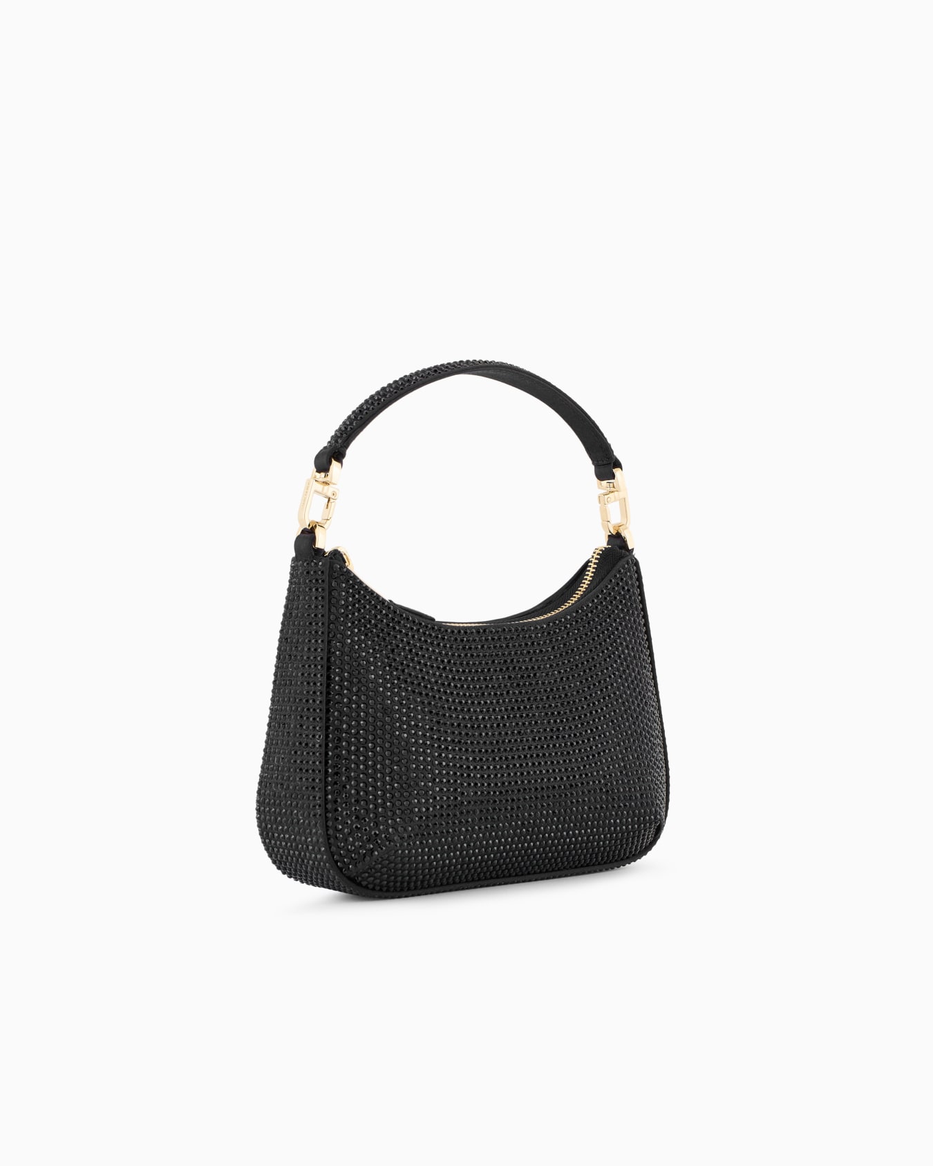 la Prima hobo mini in raso e strass Slide 1