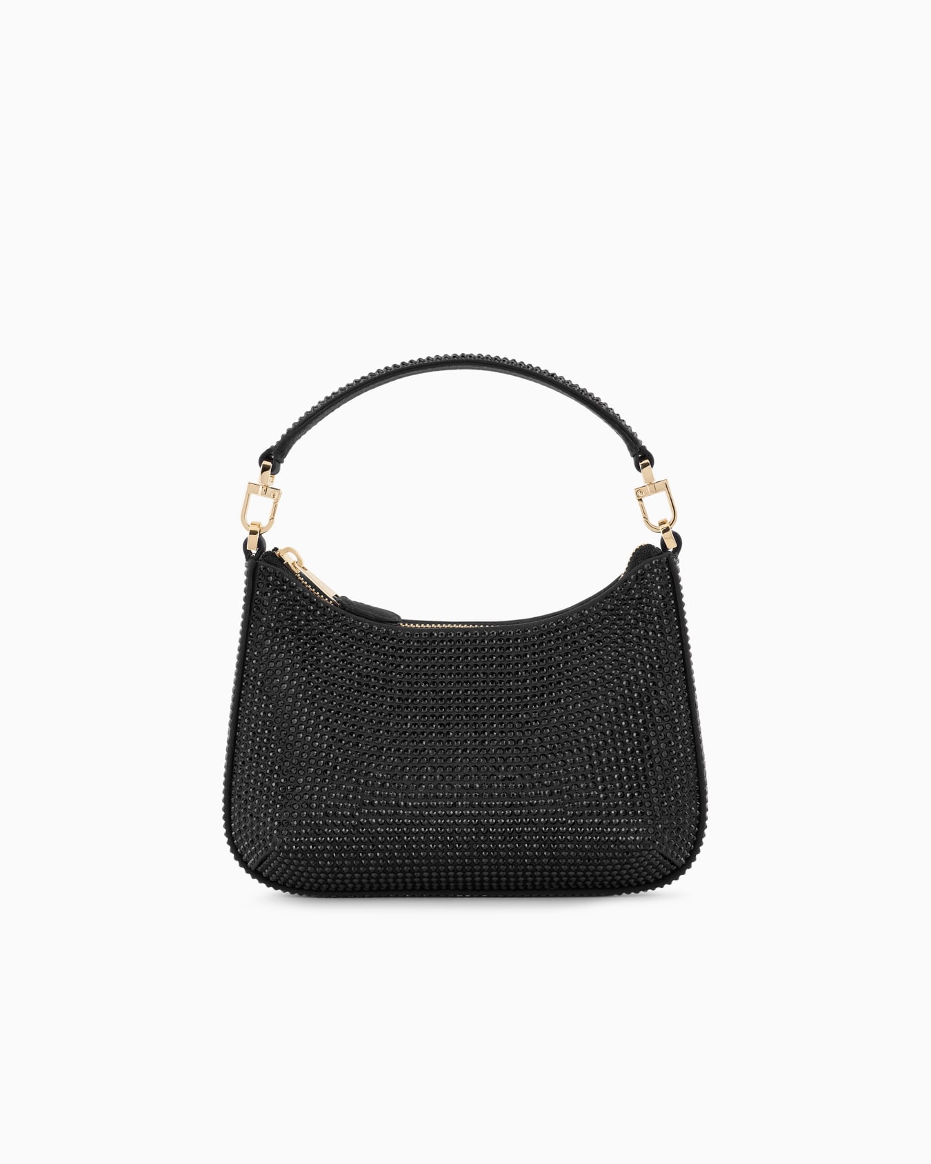 la Prima hobo mini in raso e strass Slide 0
