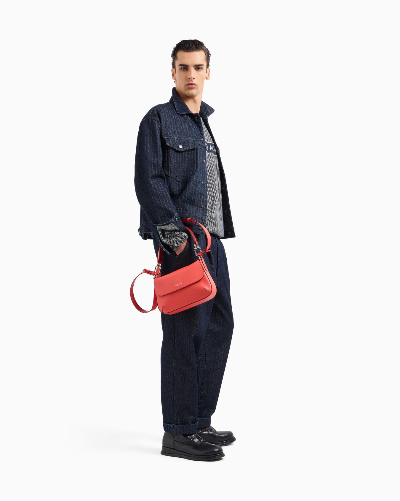 Petit sac à main la Prima Soft en nappa Diapositive 5
