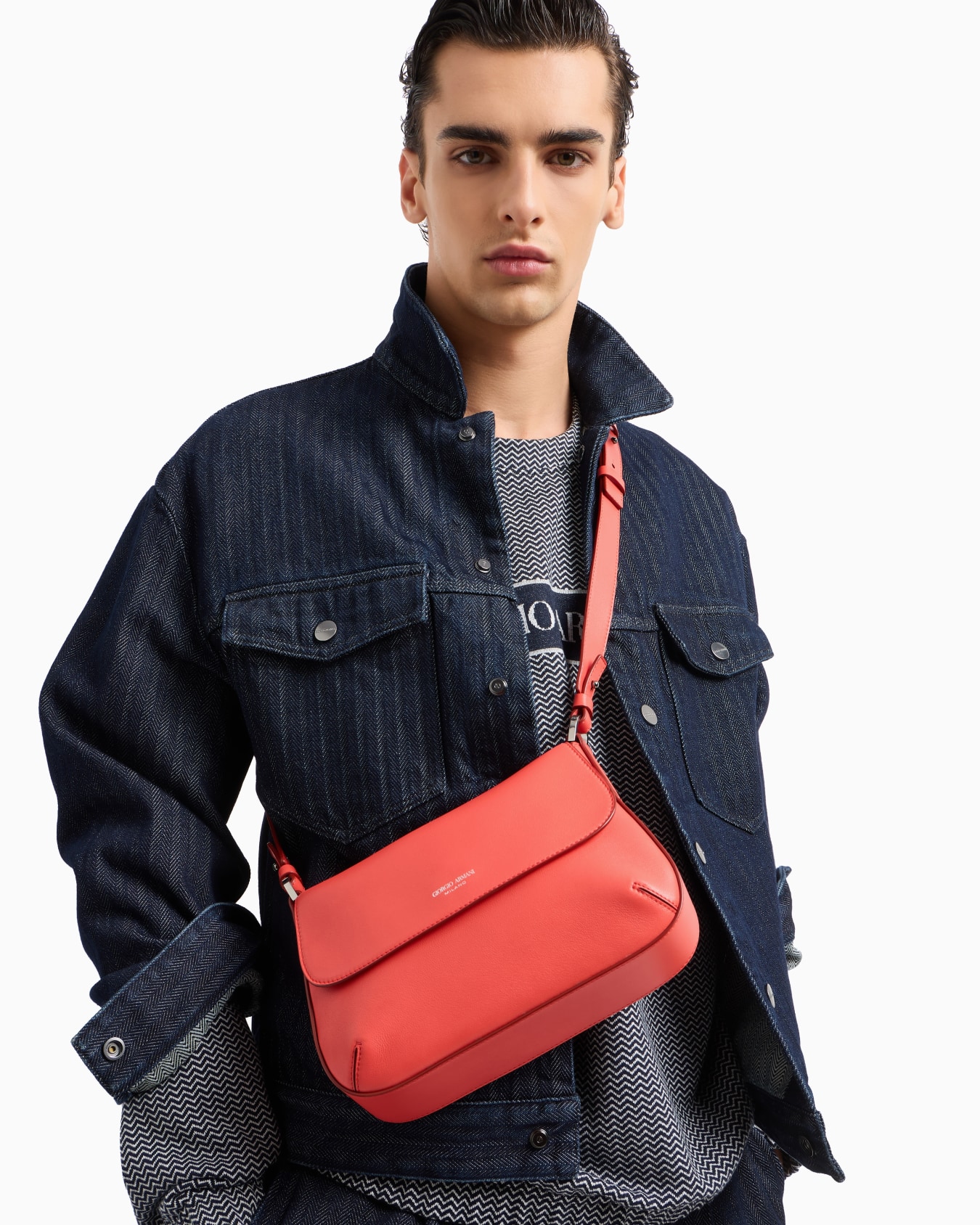 Petit sac à main la Prima Soft en nappa Diapositive 6