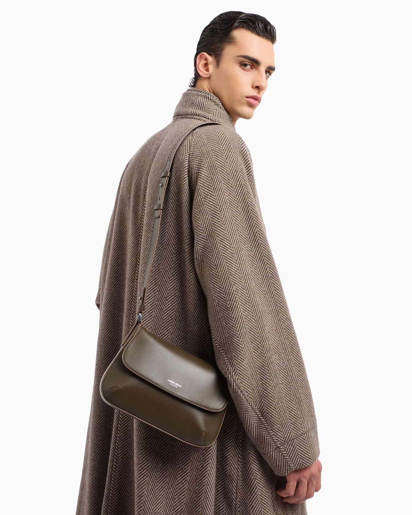 Small la Prima Soft nappa leather handbag Slide 6