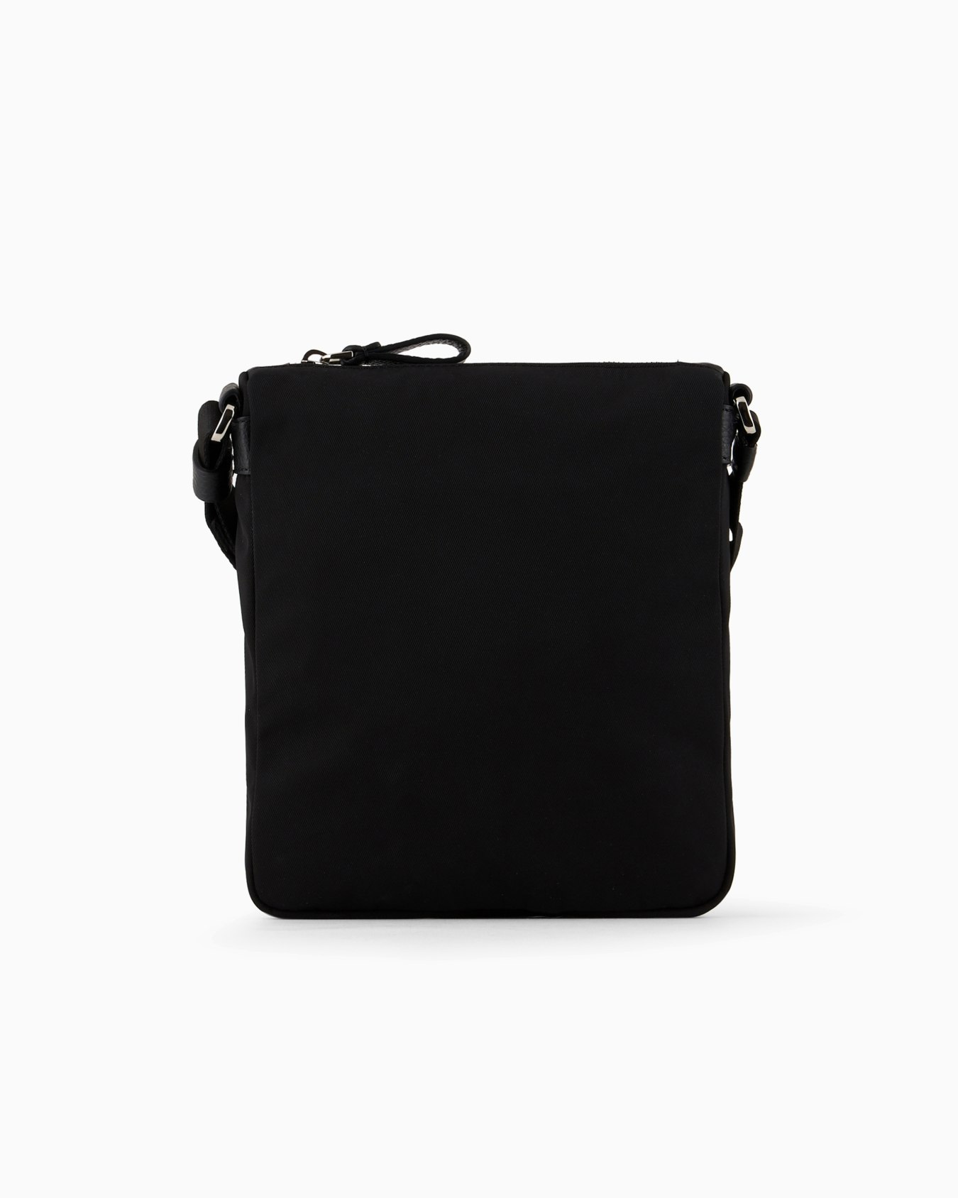 ASV nylon and pebbled leather crossbody bag Slide 2