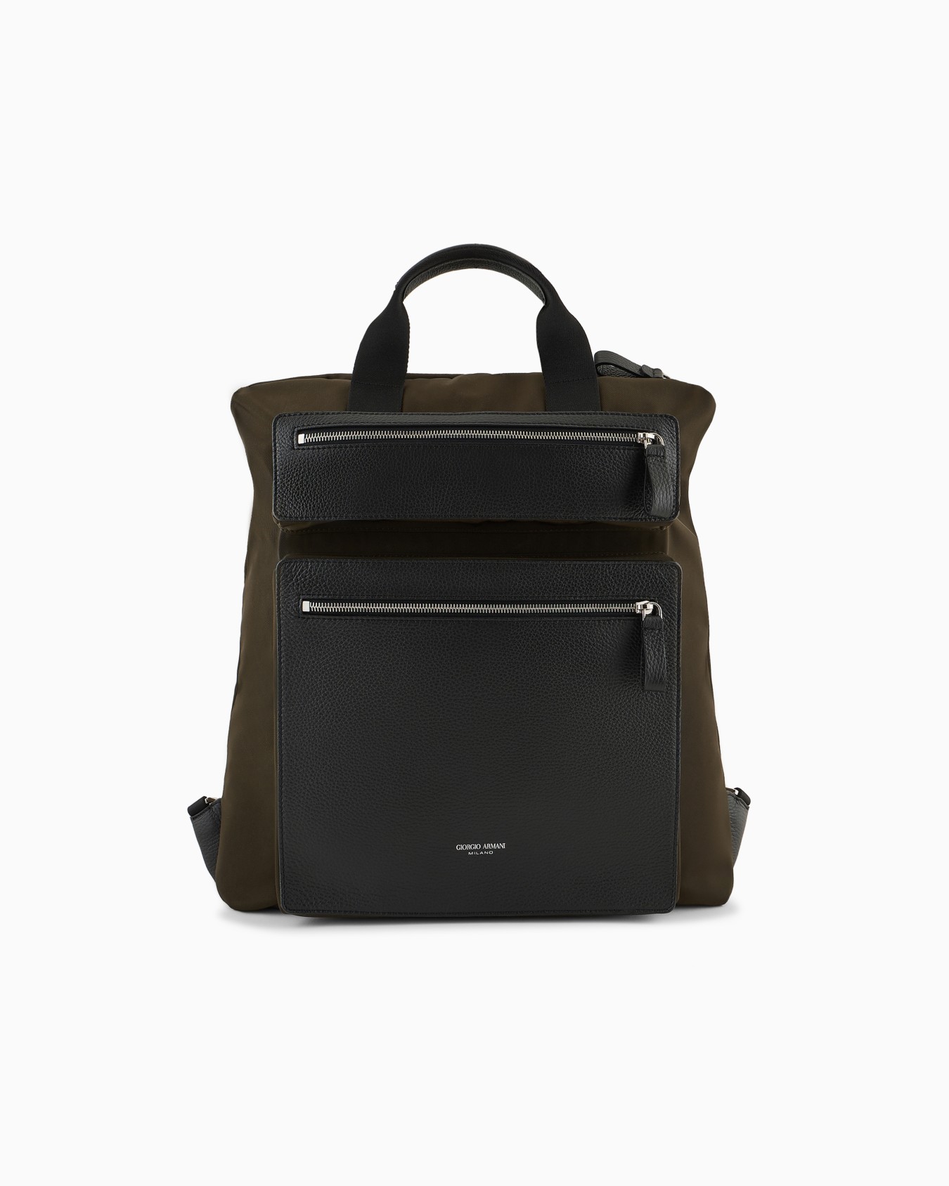 Sac cabas convertible en nylon et cuir grainé ASV Diapositive 0