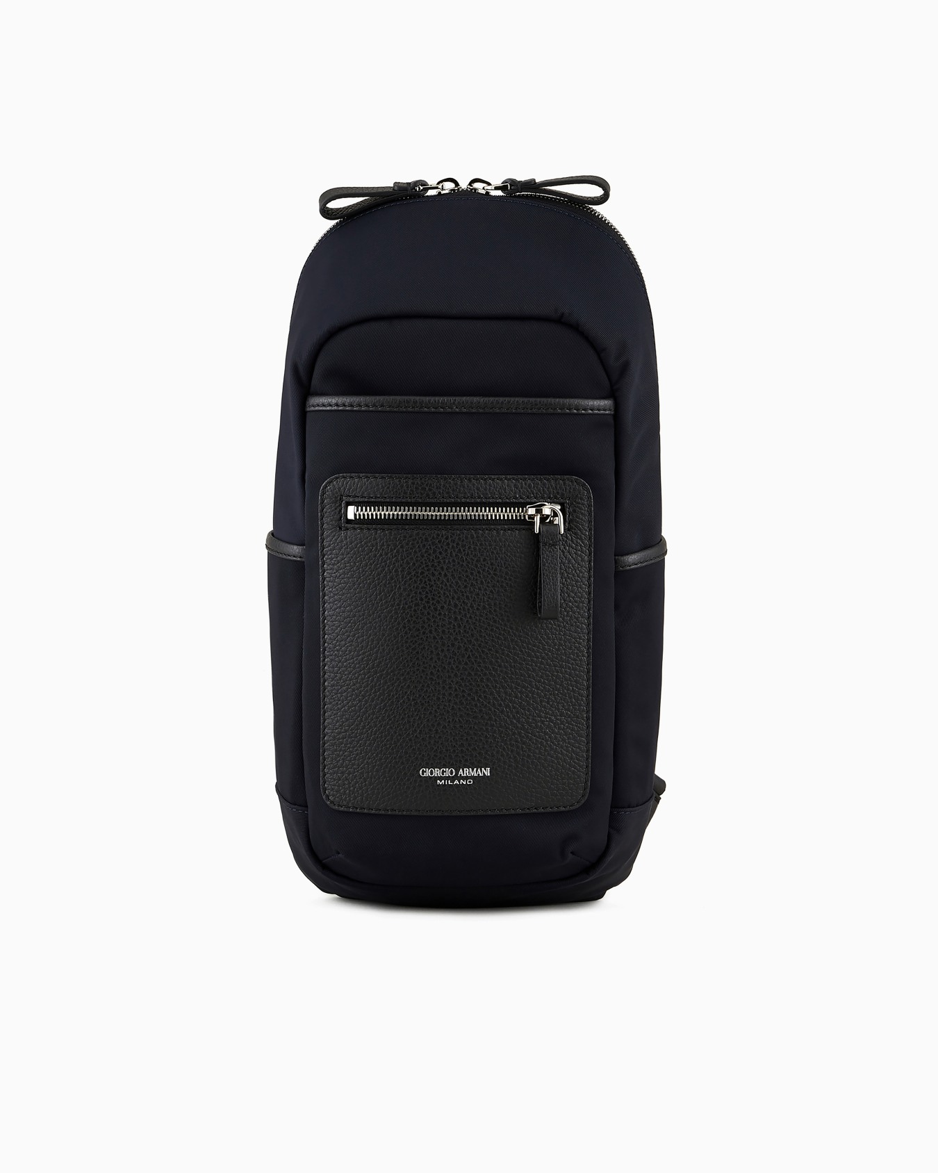 One-Shoulder-Rucksack aus zweifarbigem Nylon-Funktionsgewebe Folie 0