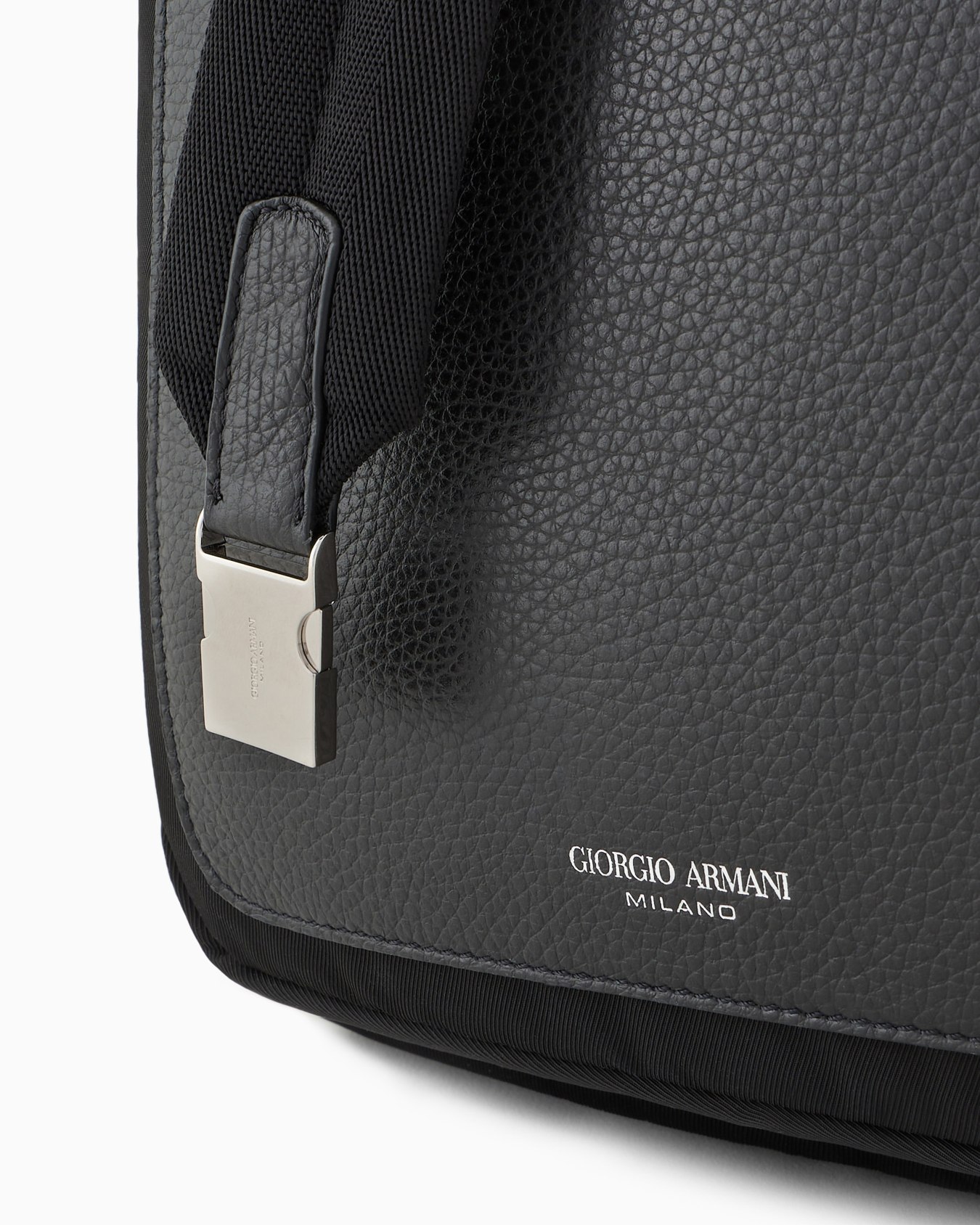 Sac à dos en nylon et cuir grainé ASV Diapositive 5