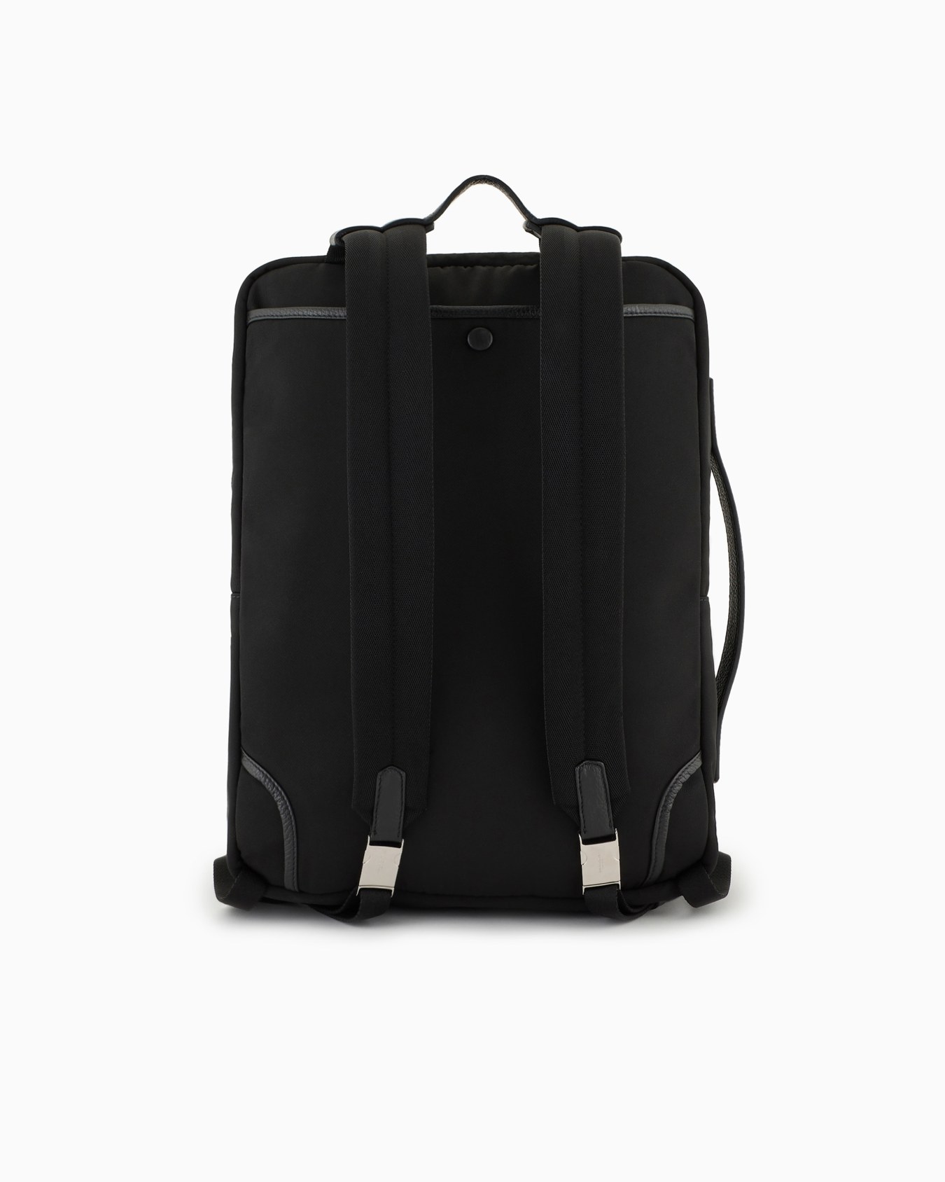Sac à dos en nylon et cuir grainé ASV Diapositive 2