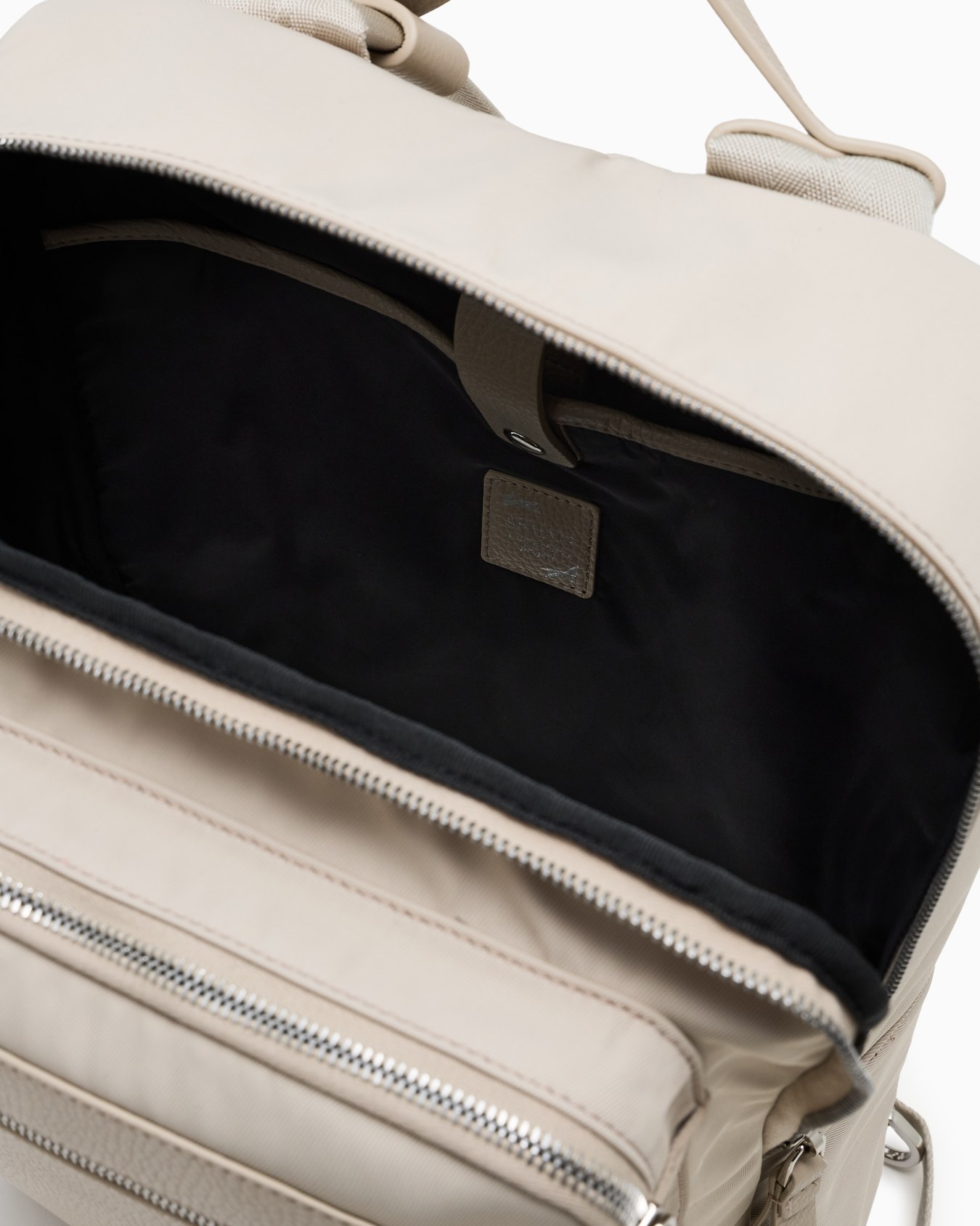 ASV nylon and pebbled-leather backpack Slide 3