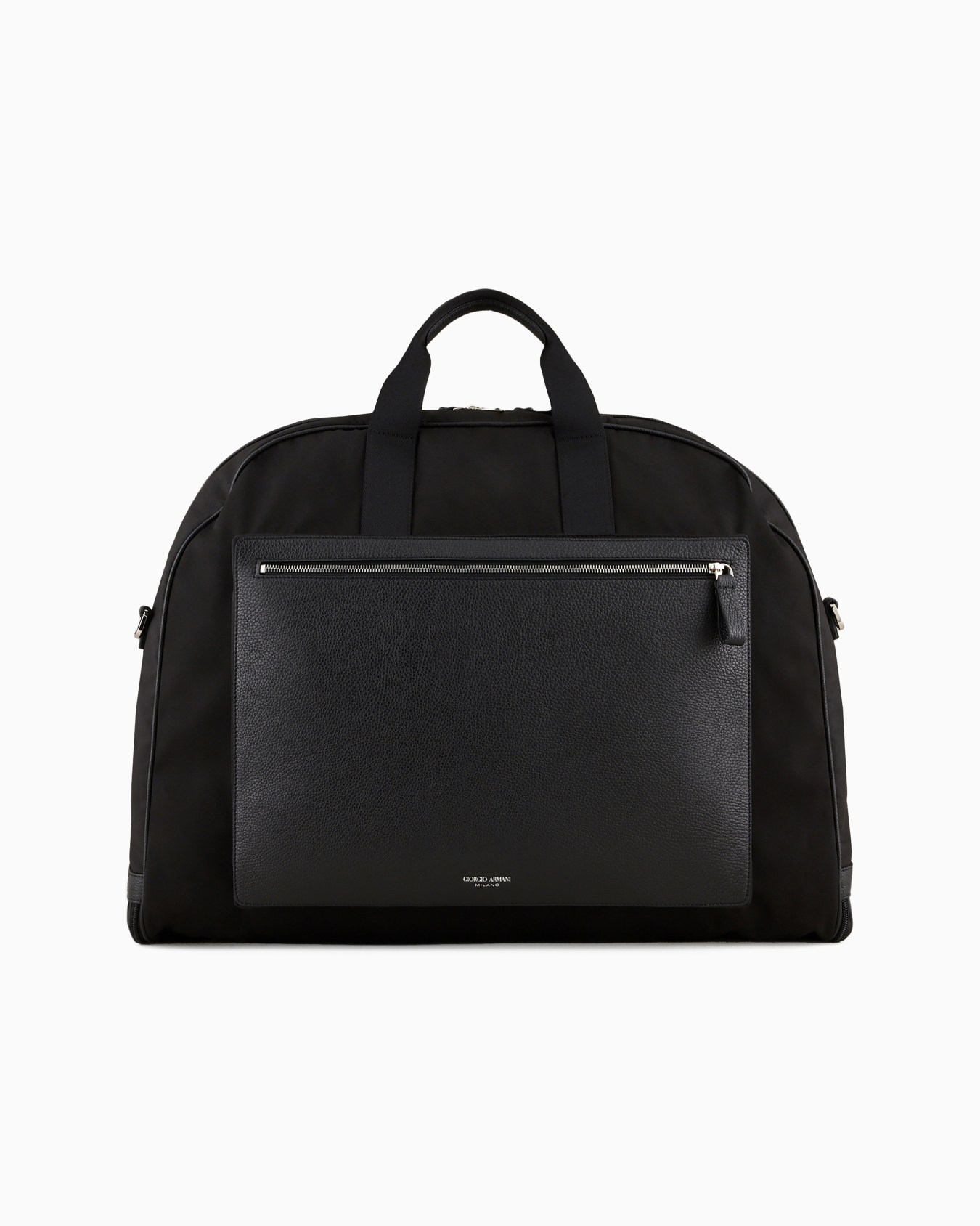 Nylon and pebbled leather suit carrier ASV Slide 0