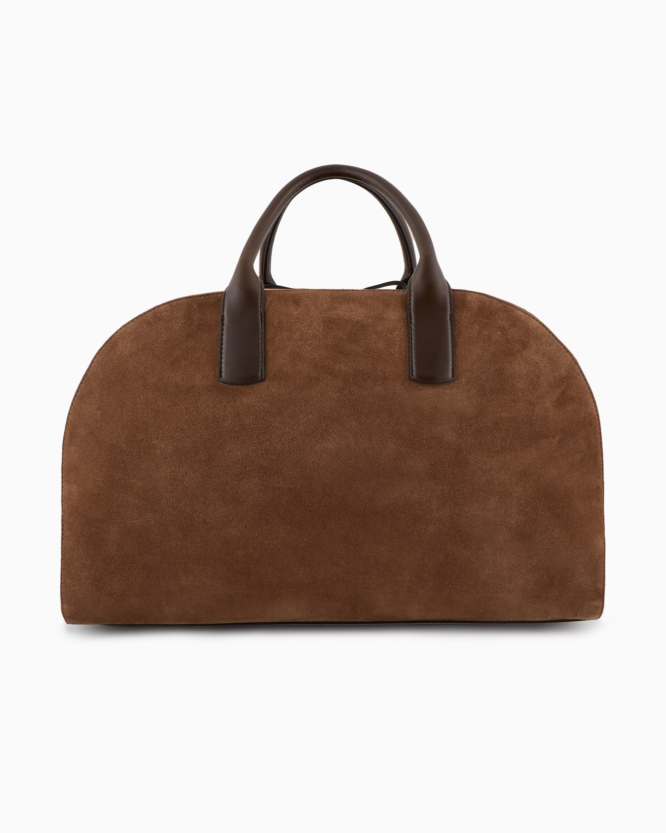 Suede and leather duffel bag Slide 2