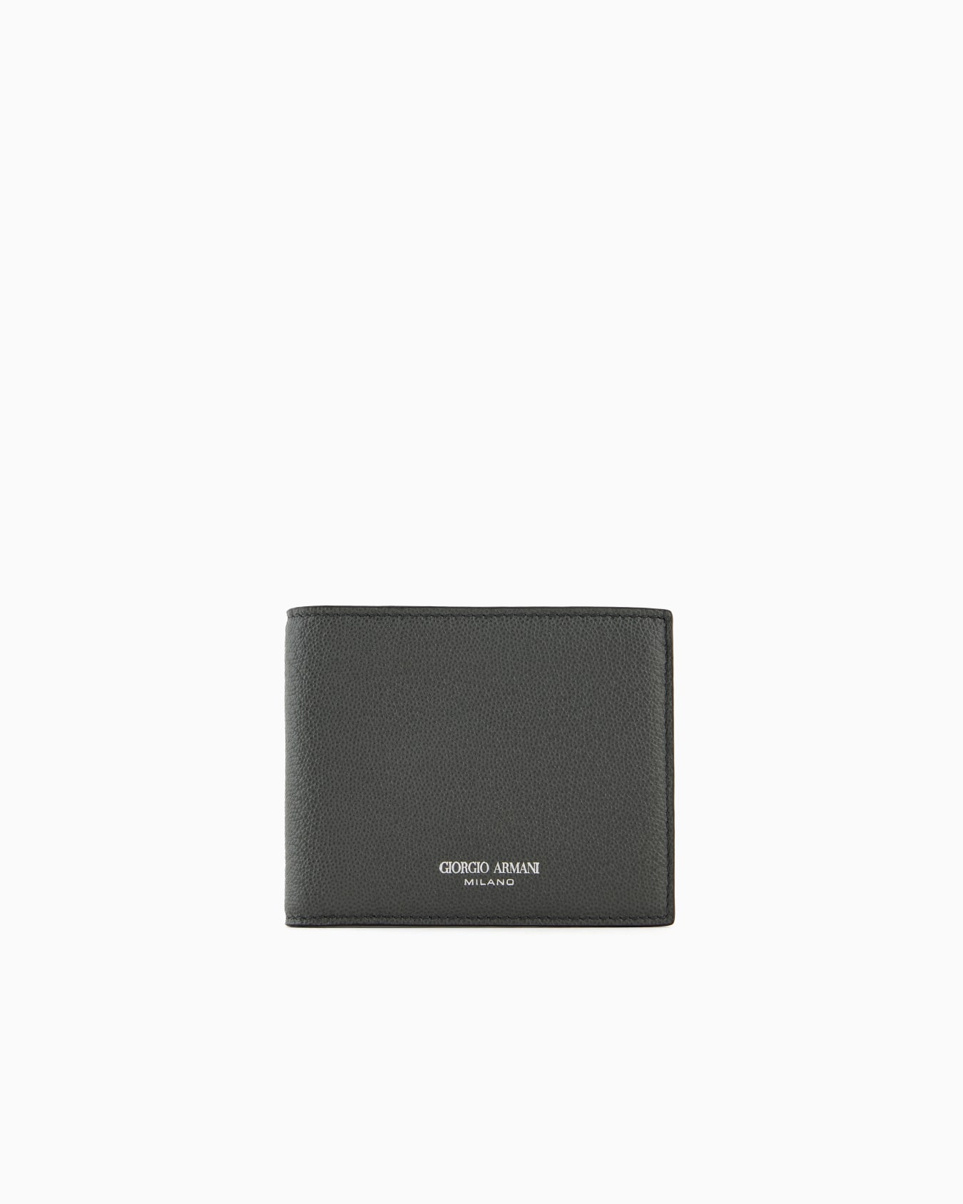 Bifold leather wallet Slide 0