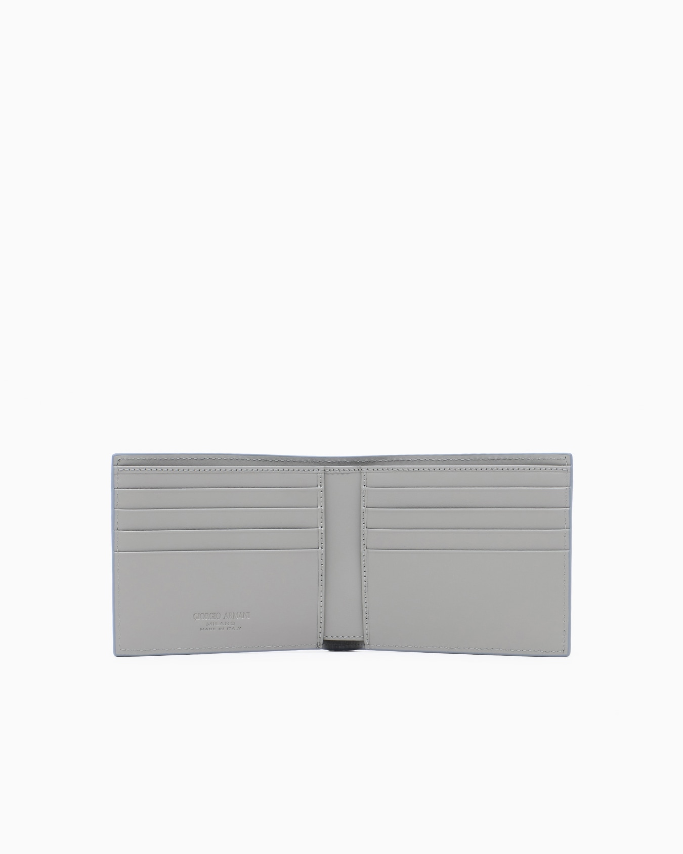 Bifold wallet in embossed leather Slide 2