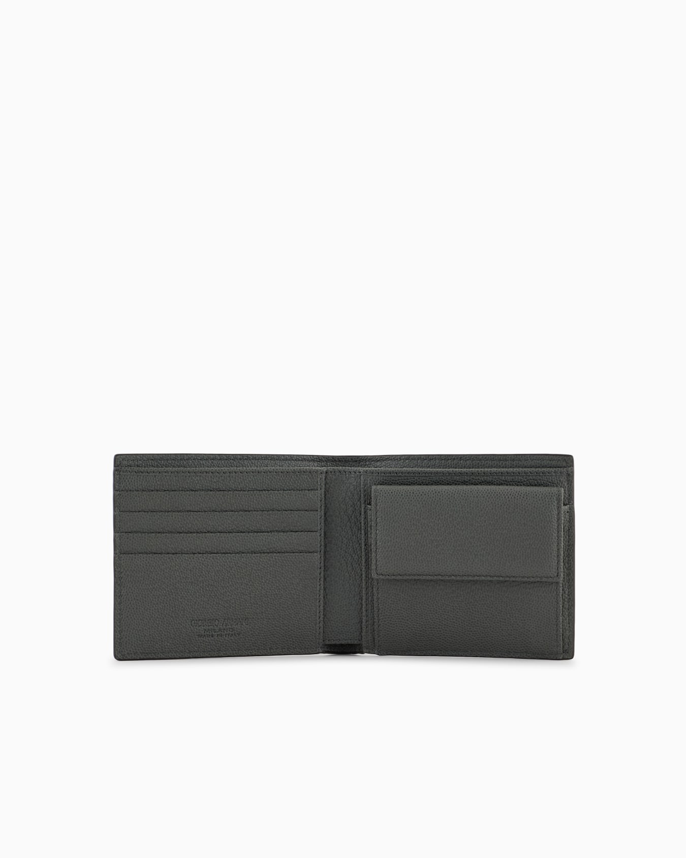 Printed leather wallet Slide 2