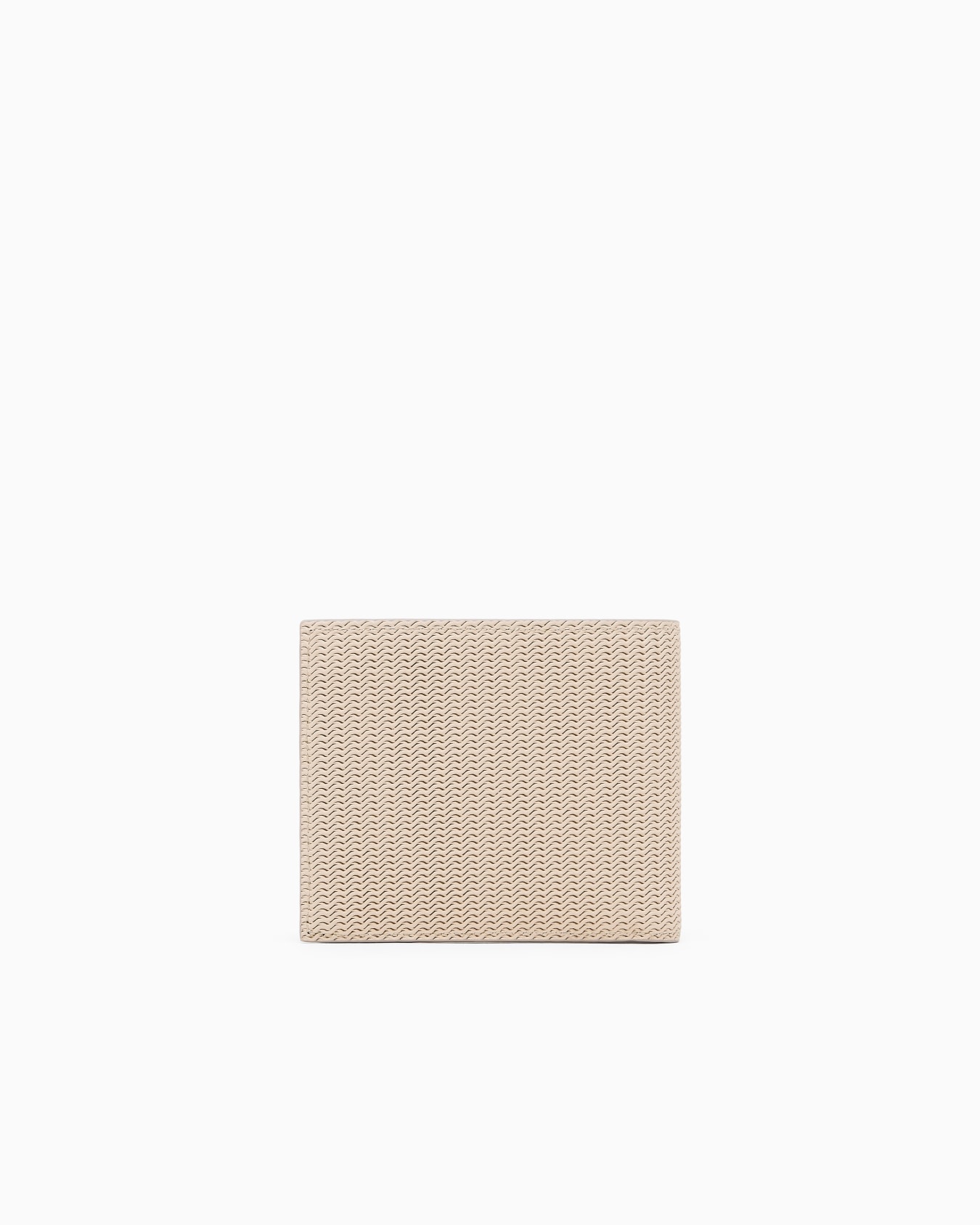 Bifold wallet in embossed leather Slide 1