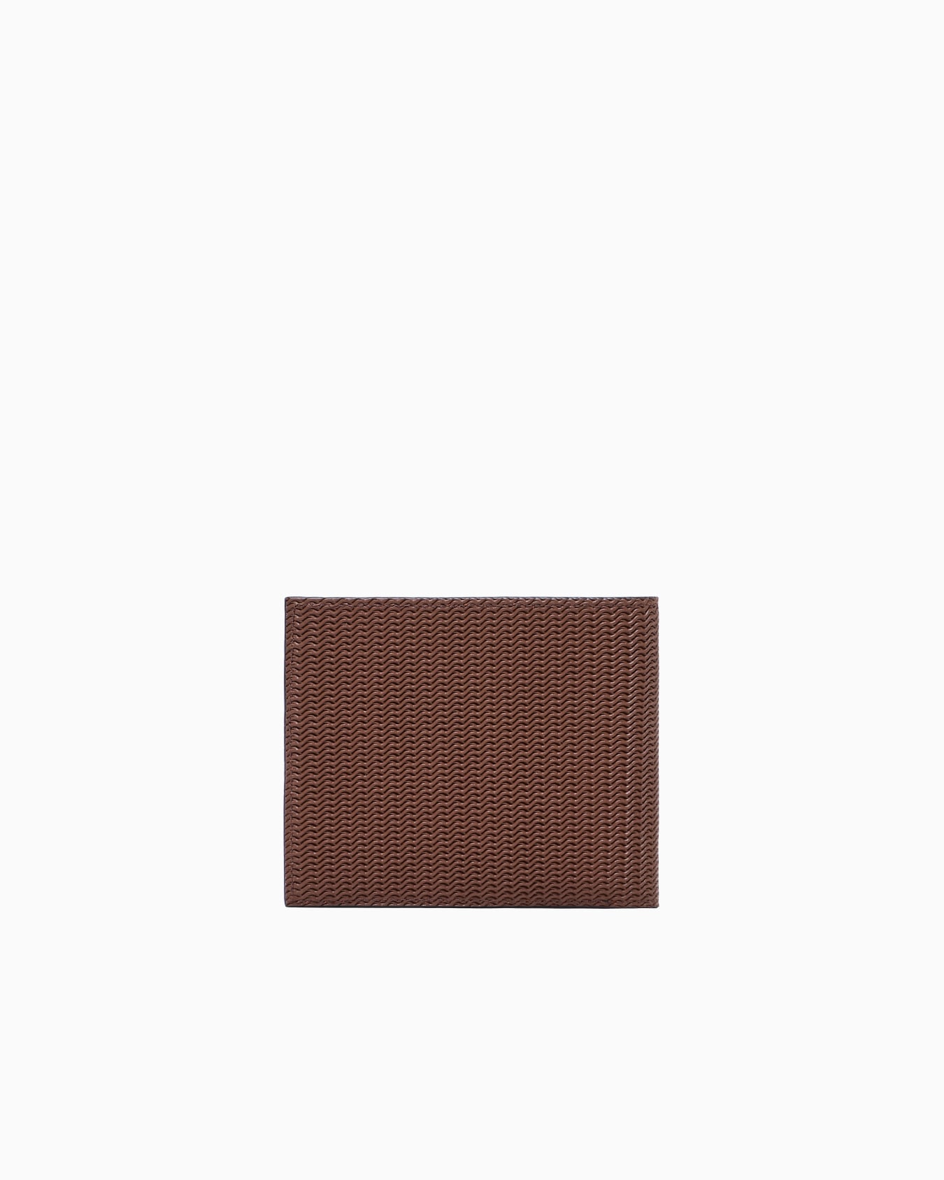 Bifold-Portemonnaie aus bedrucktem Leder Folie 1