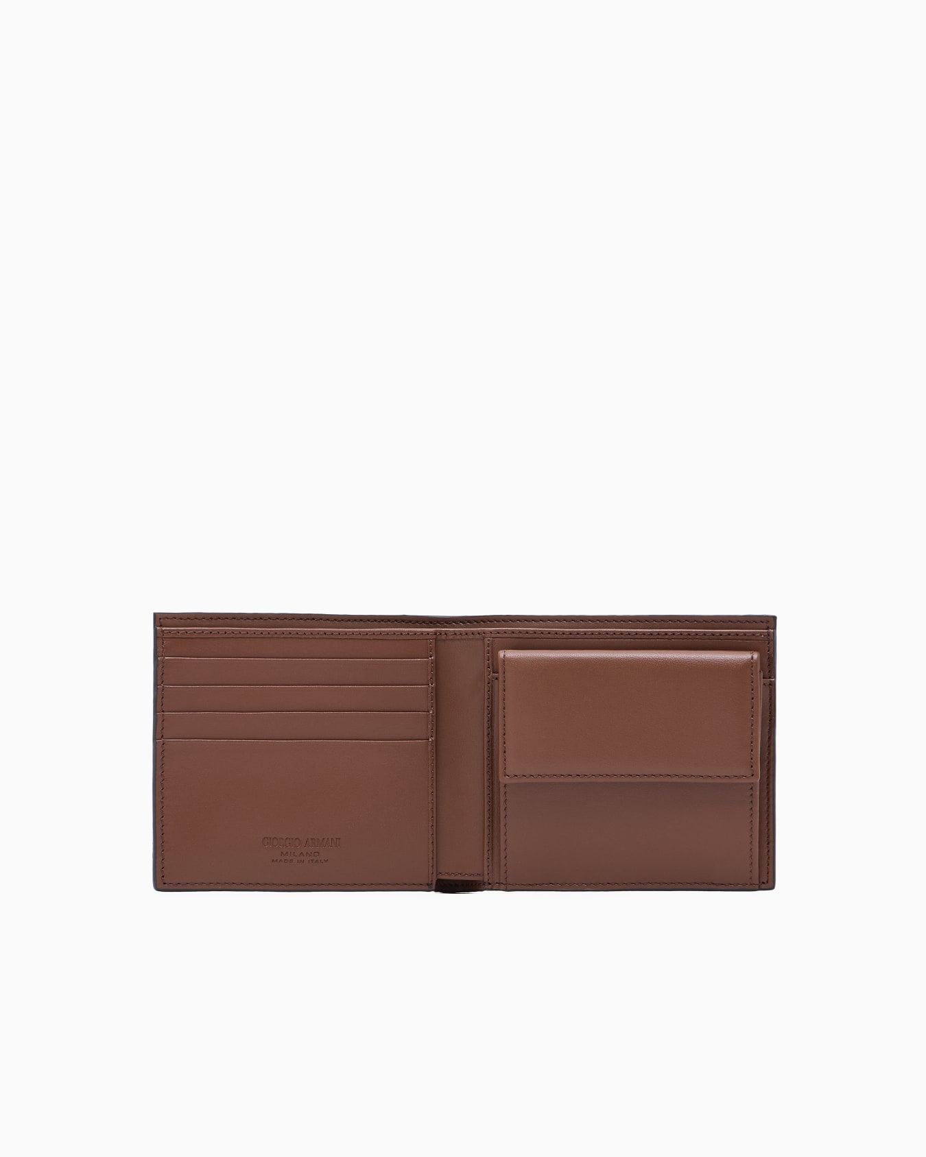 Bifold-Portemonnaie aus bedrucktem Leder Folie 2