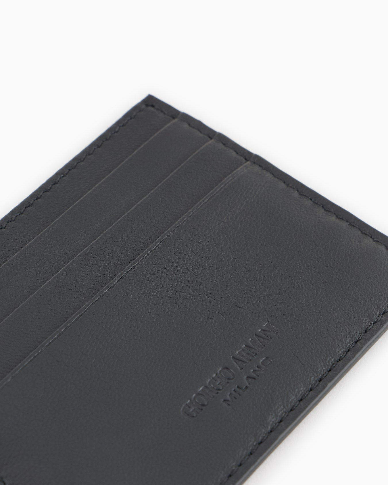 Nappa leather card holder Slide 2