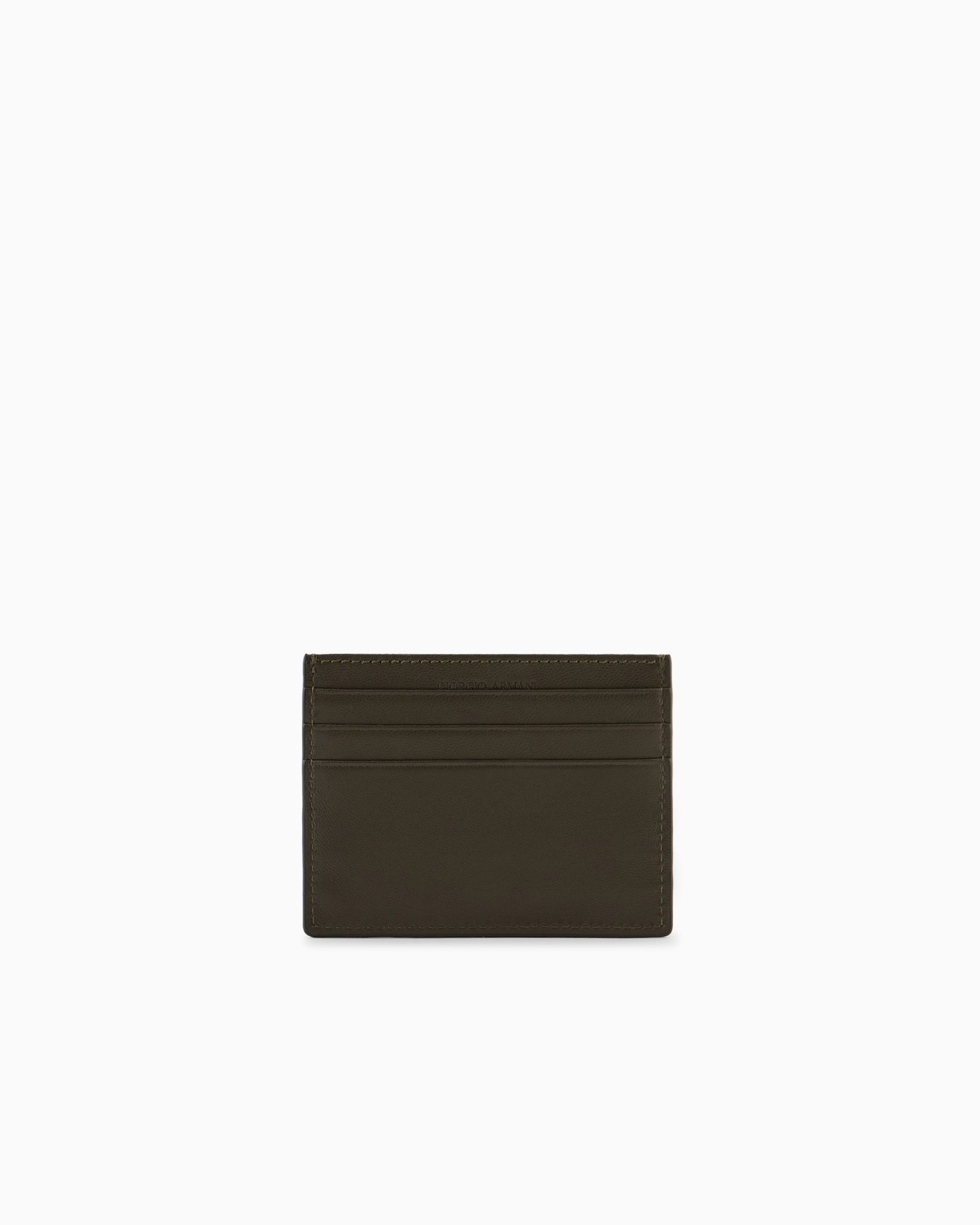 Nappa leather card holder Slide 1