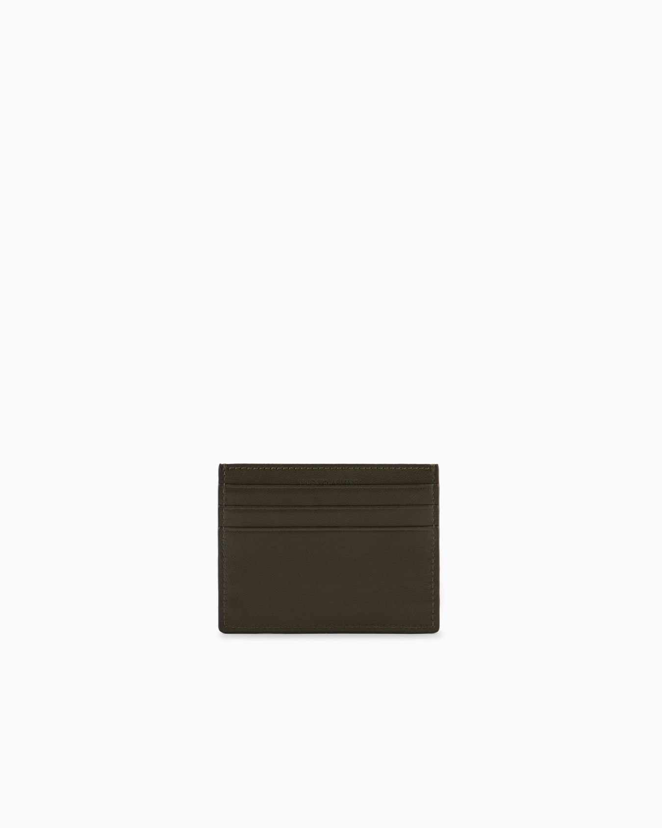 Nappa leather card holder Slide 1