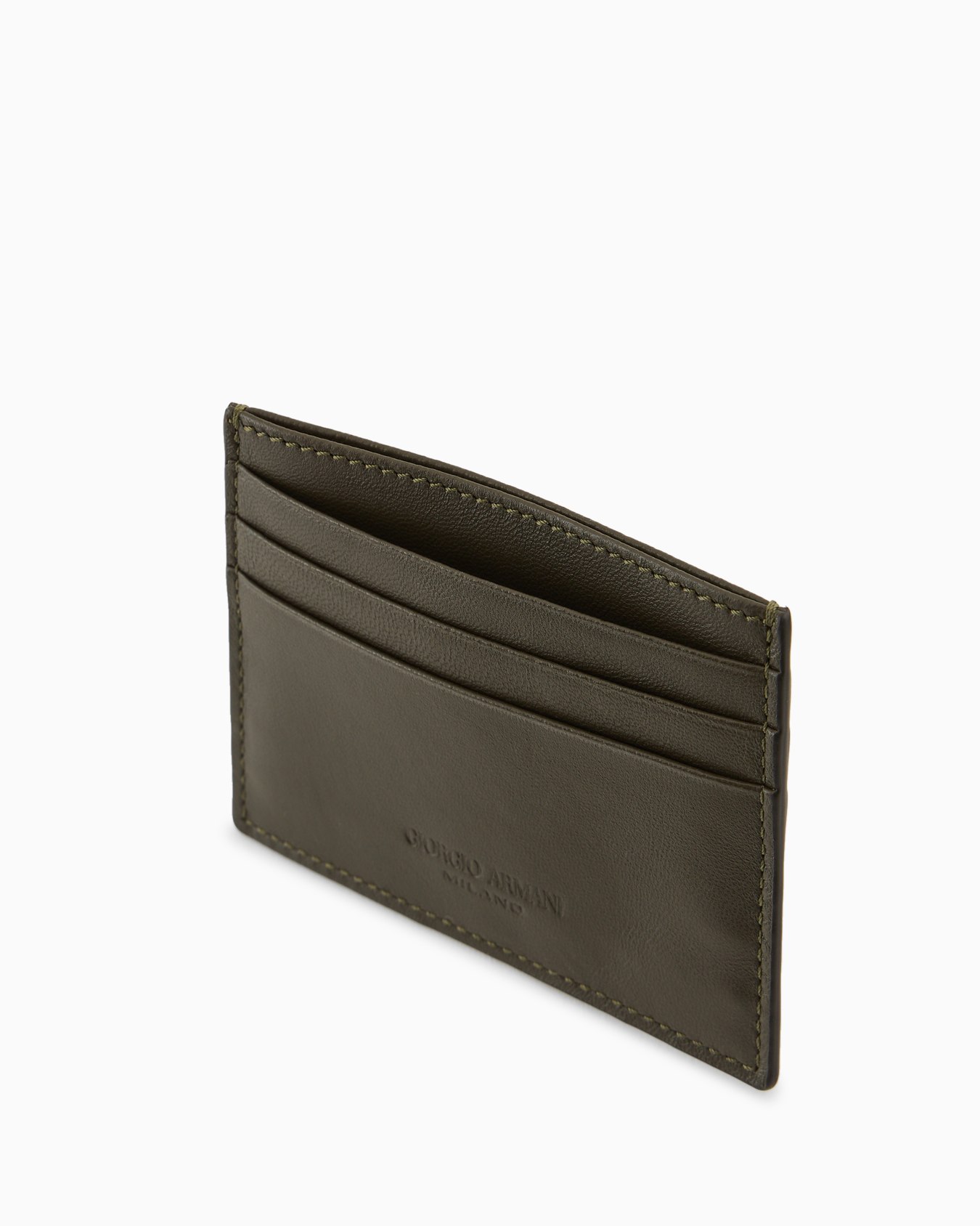 Nappa leather card holder Slide 2