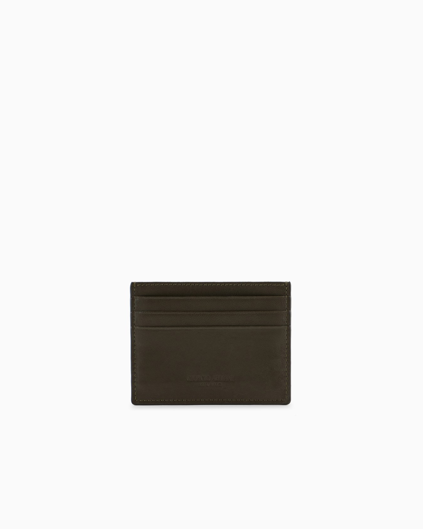 Nappa leather card holder Slide 0