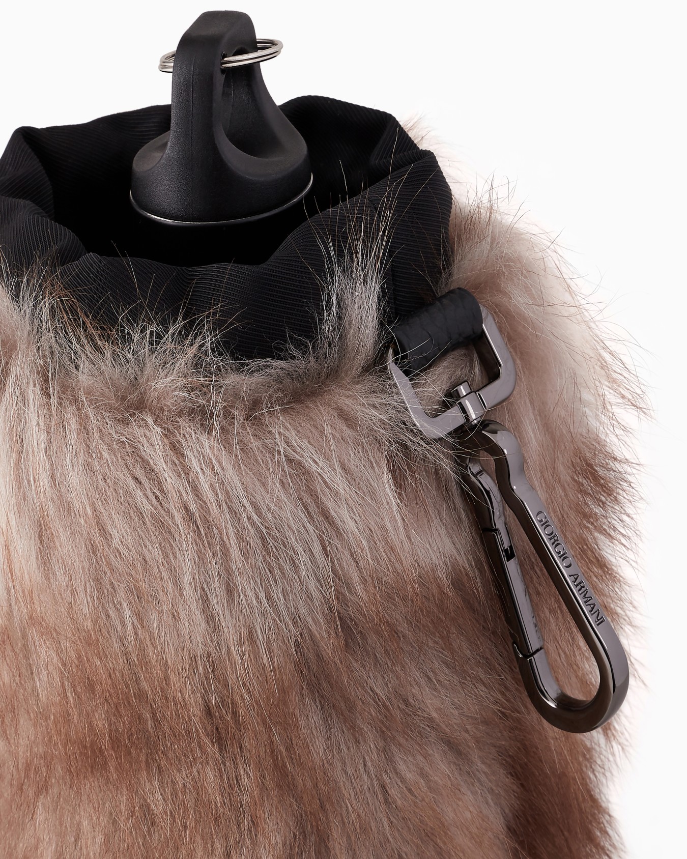 Giorgio Armani Neve water bottle with sheepskin holder Slide 3