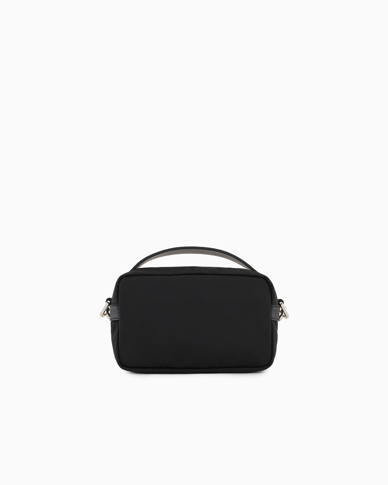 Mini sac porté croisé en nylon et cuir ASV Diapositive 2