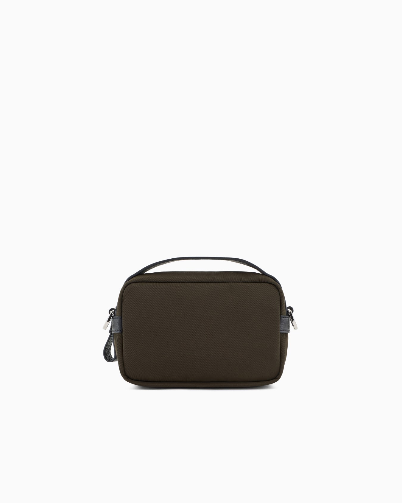 Mini sac porté croisé en nylon et cuir ASV Diapositive 2
