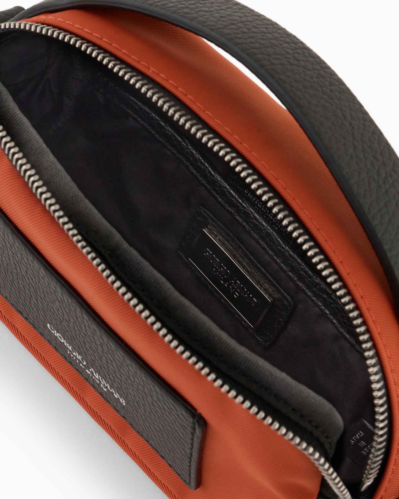 ASV mini crossbody bag in nylon and leather Slide 3