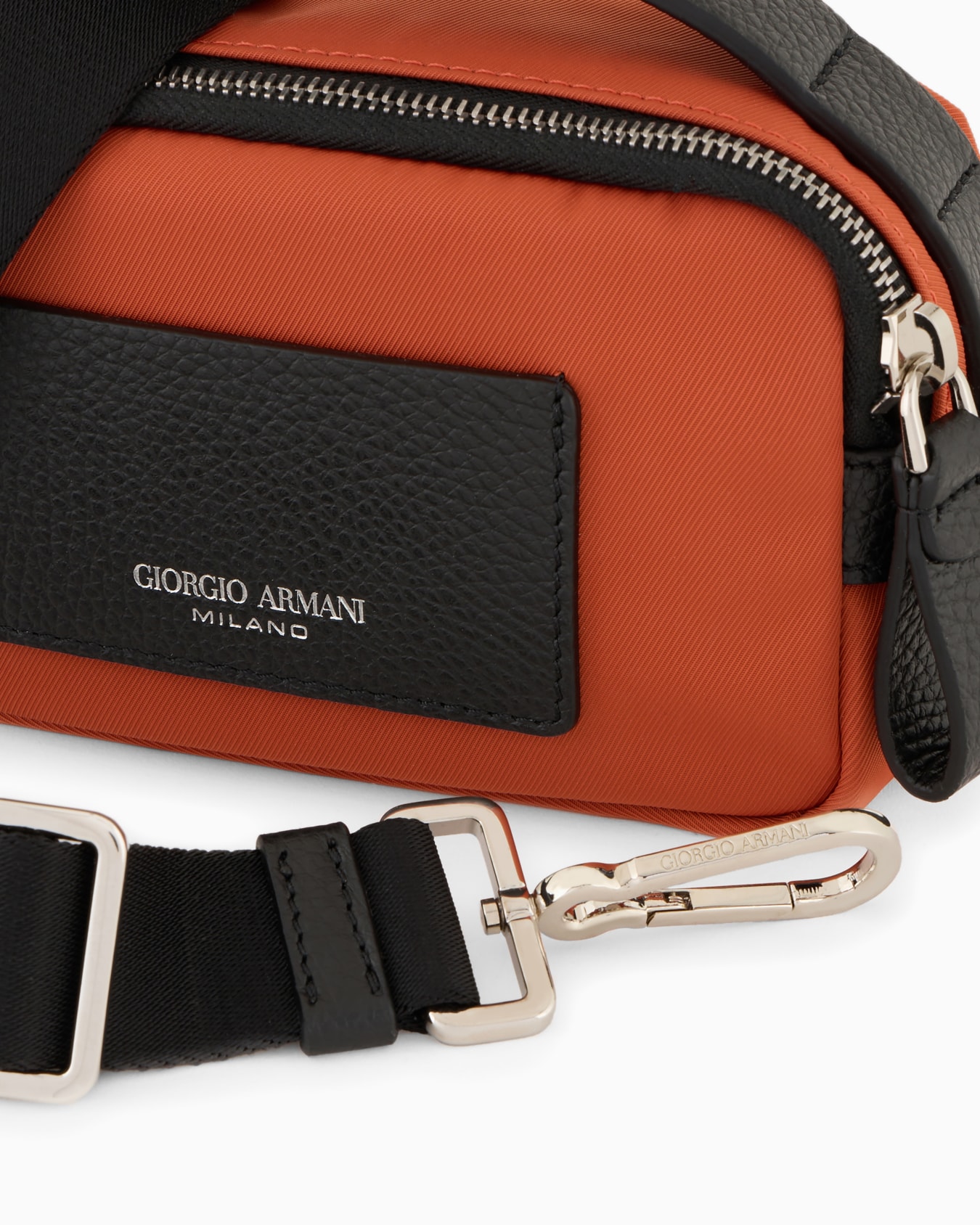 ASV mini crossbody bag in nylon and leather Slide 4