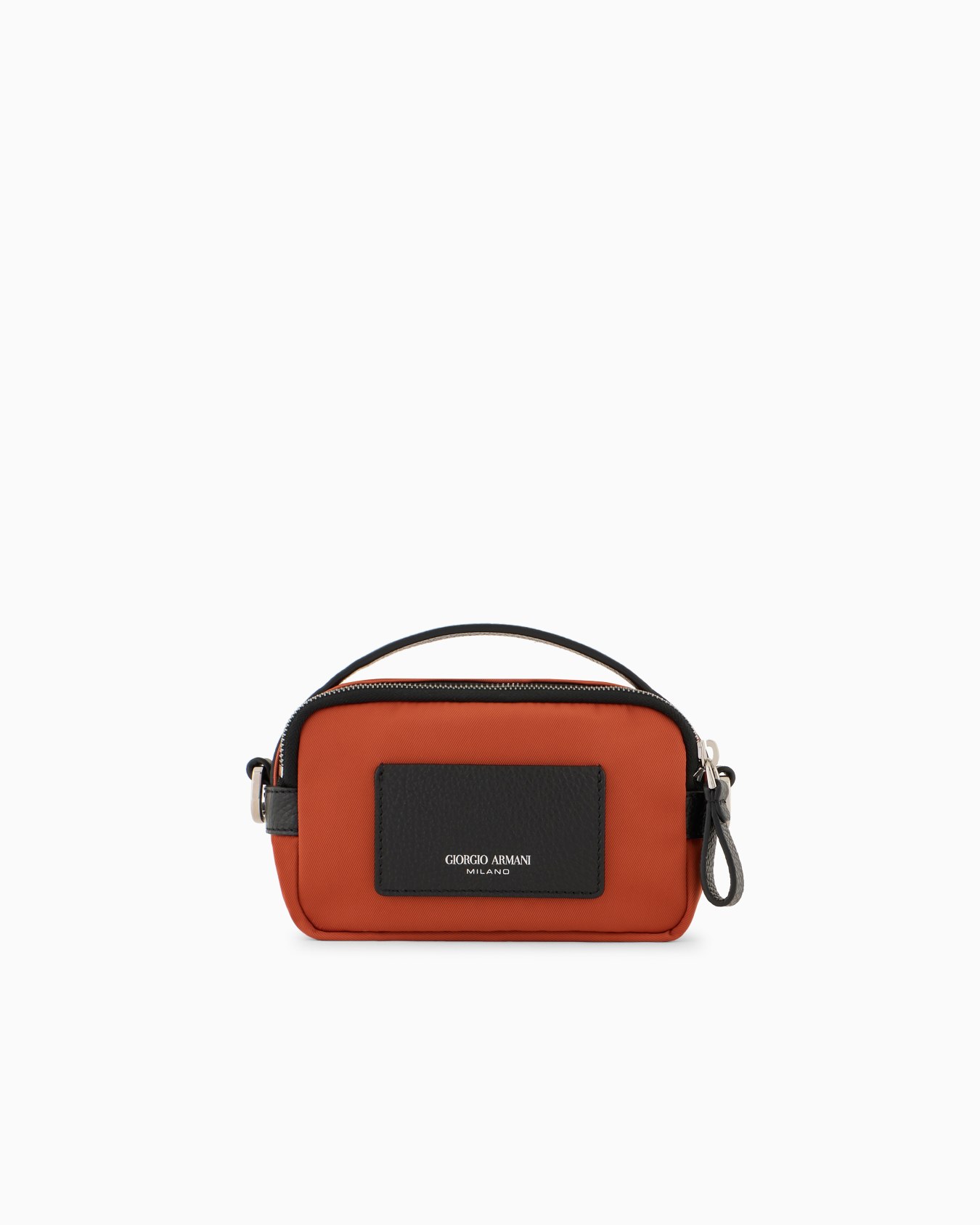 ASV mini crossbody bag in nylon and leather Slide 0