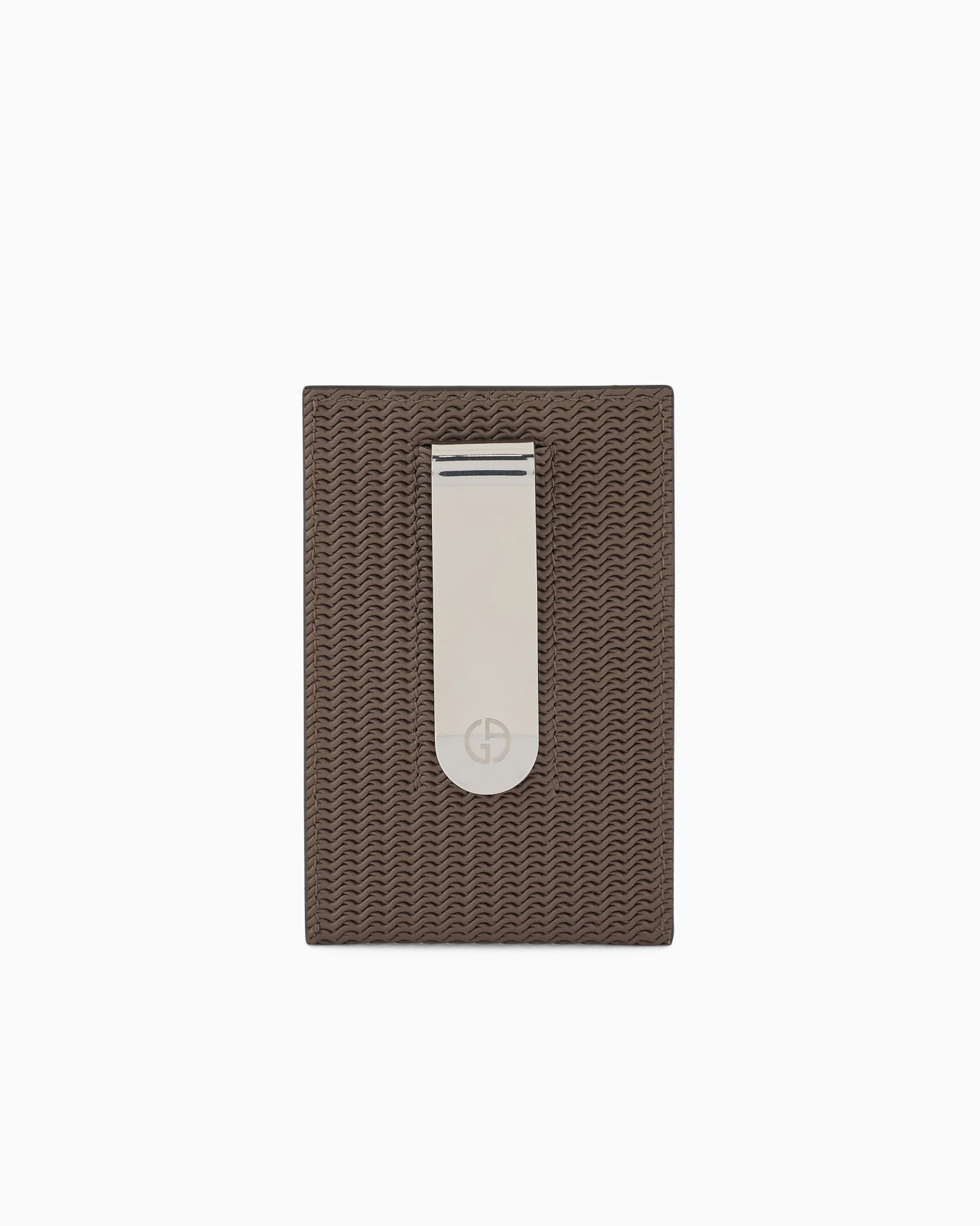 Card holder in embossed leather Slide 1