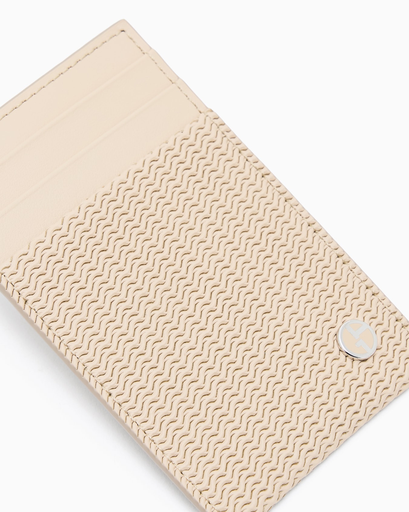 Card holder in embossed leather Slide 2