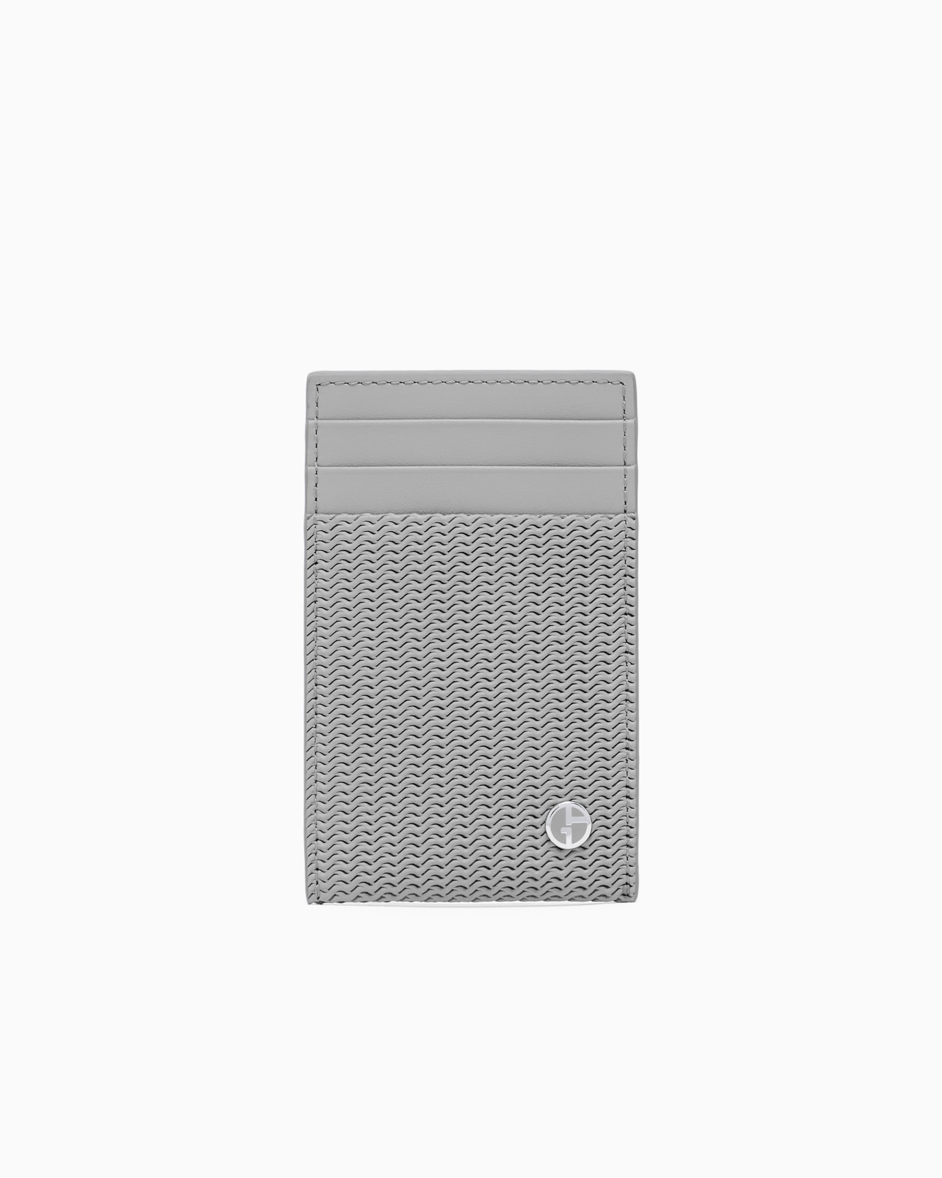 Card holder in embossed leather Slide 0