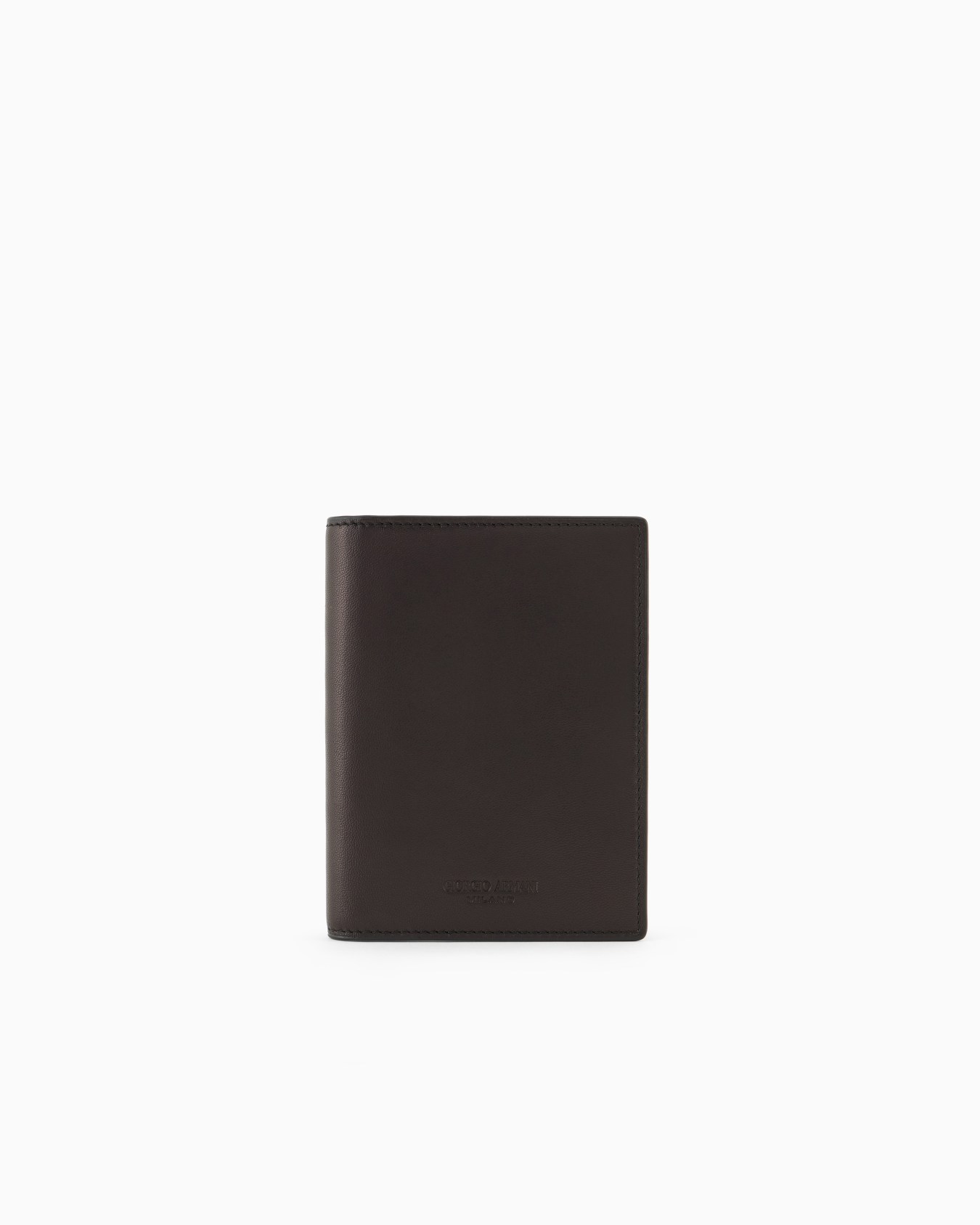 Nappa leather bifold passport holder Slide 0