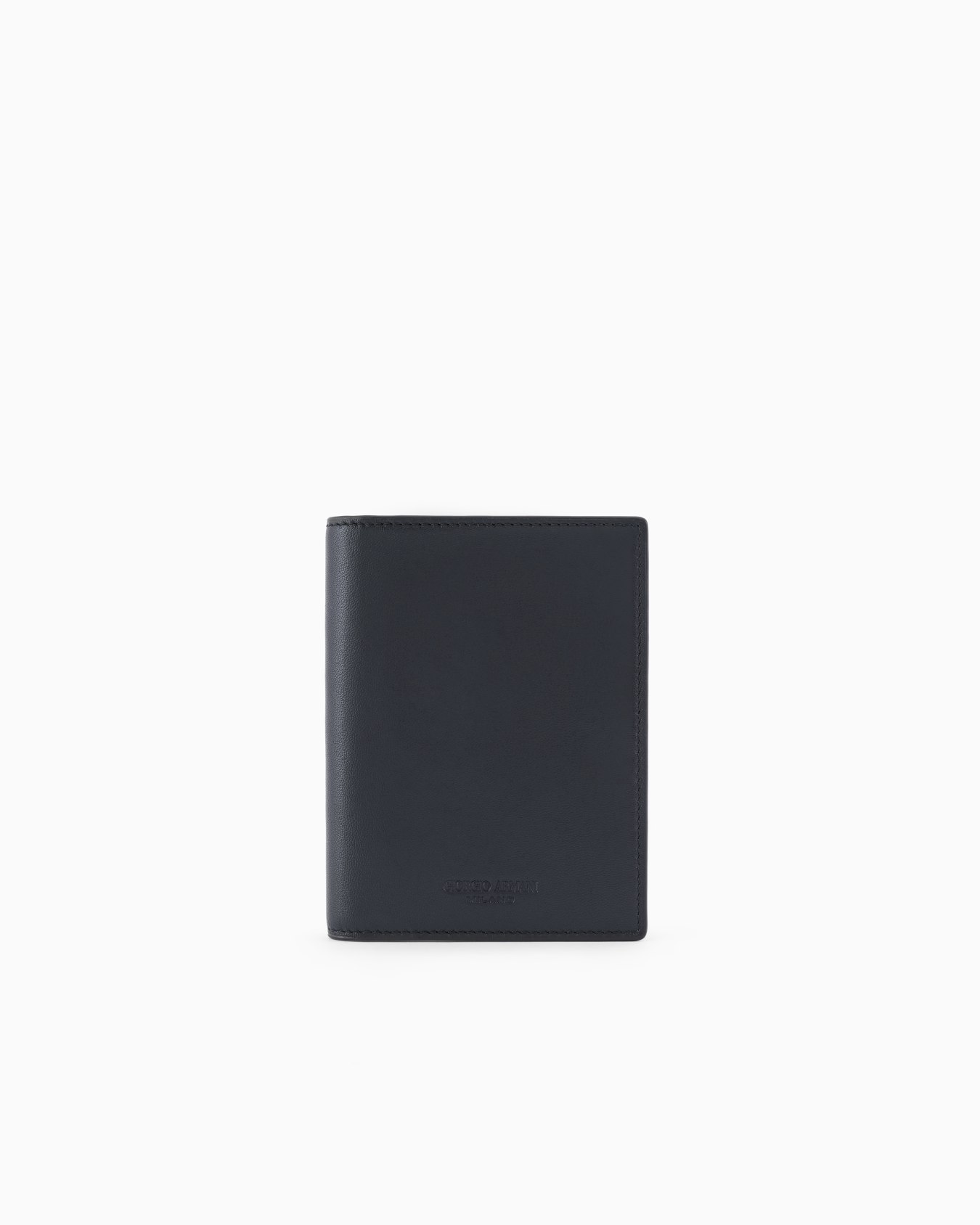 Nappa leather bifold passport holder Slide 0