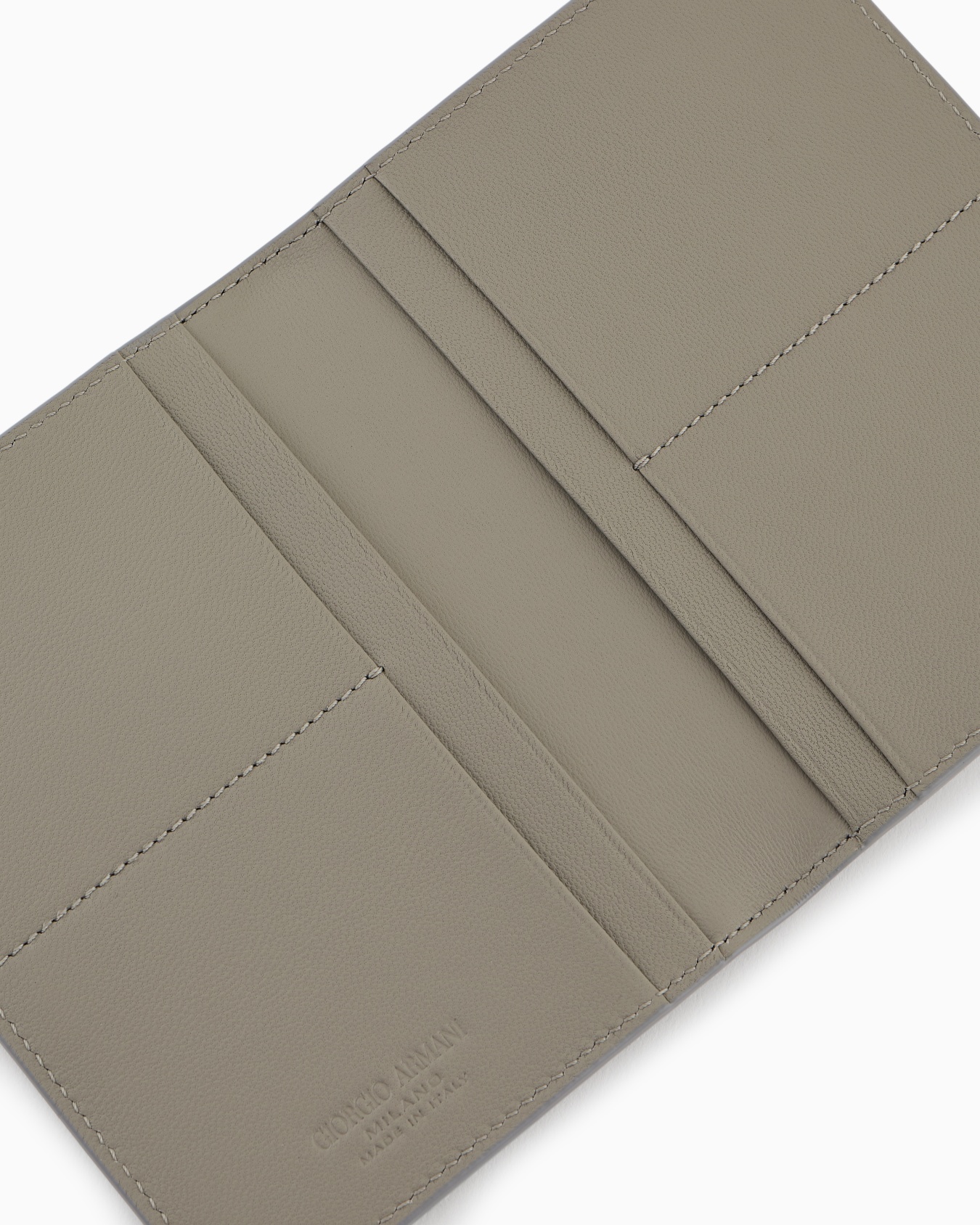 Nappa leather bifold passport holder Slide 3